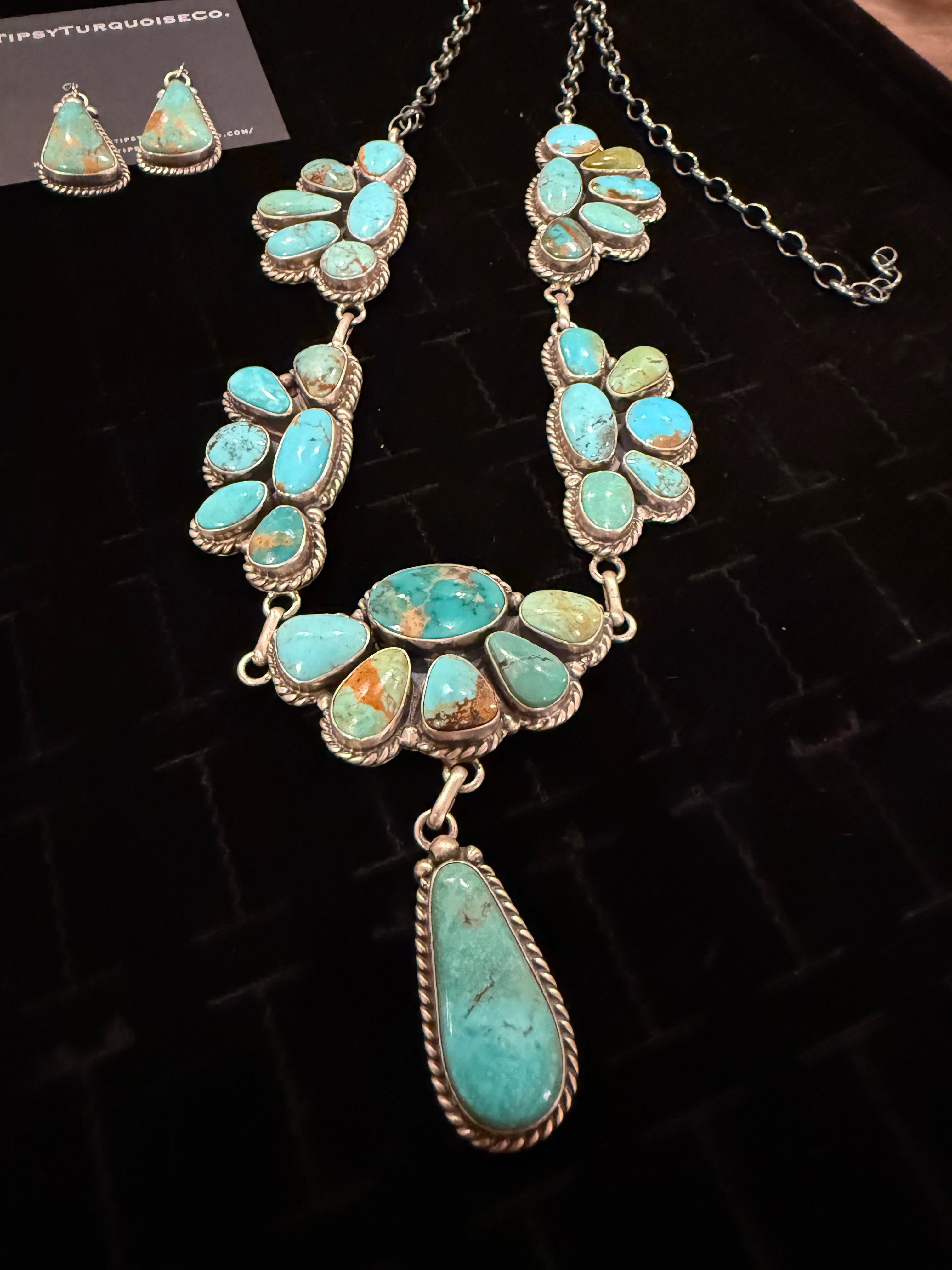 The West Lariat with earrings