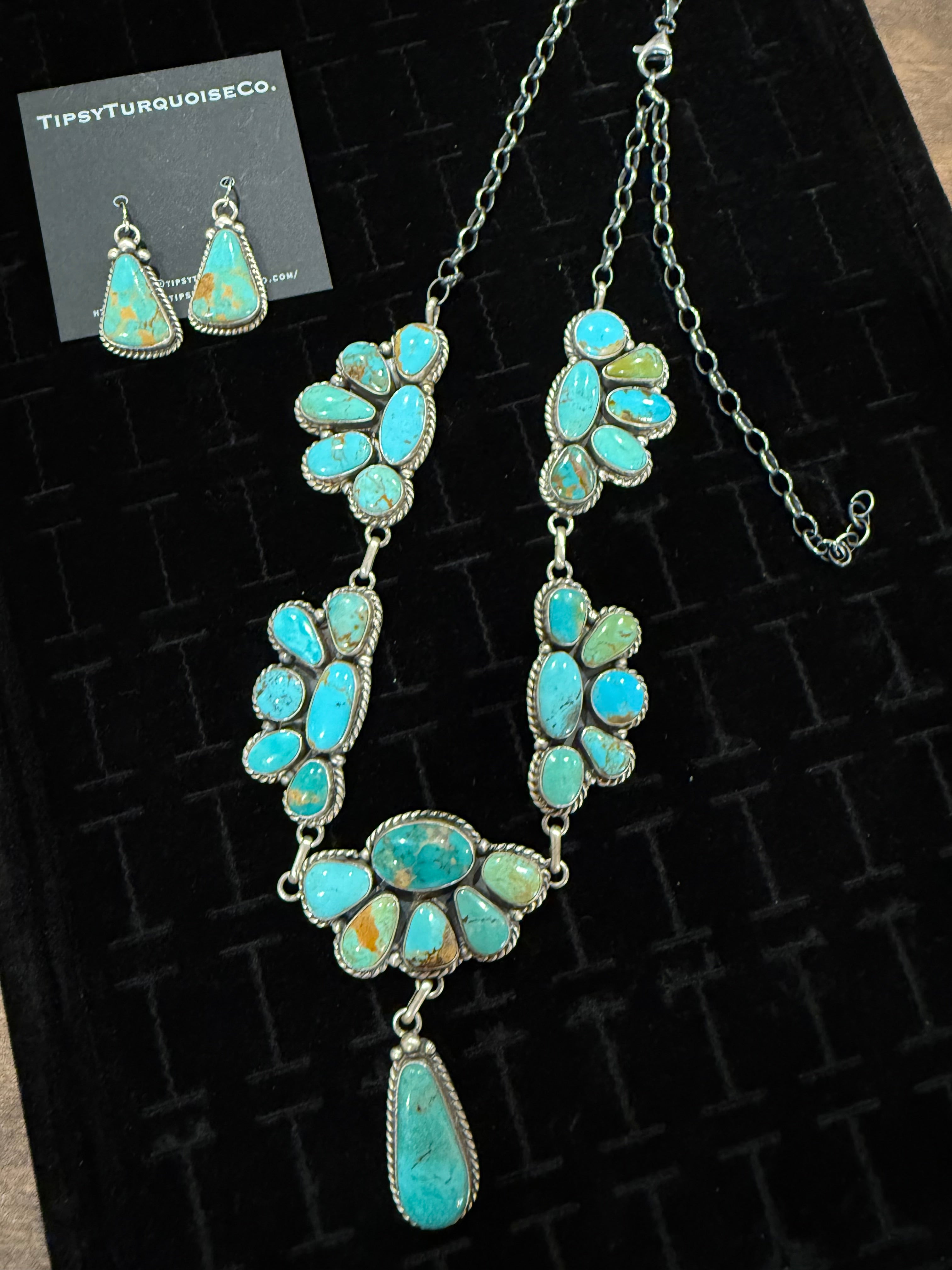 The West Lariat with earrings