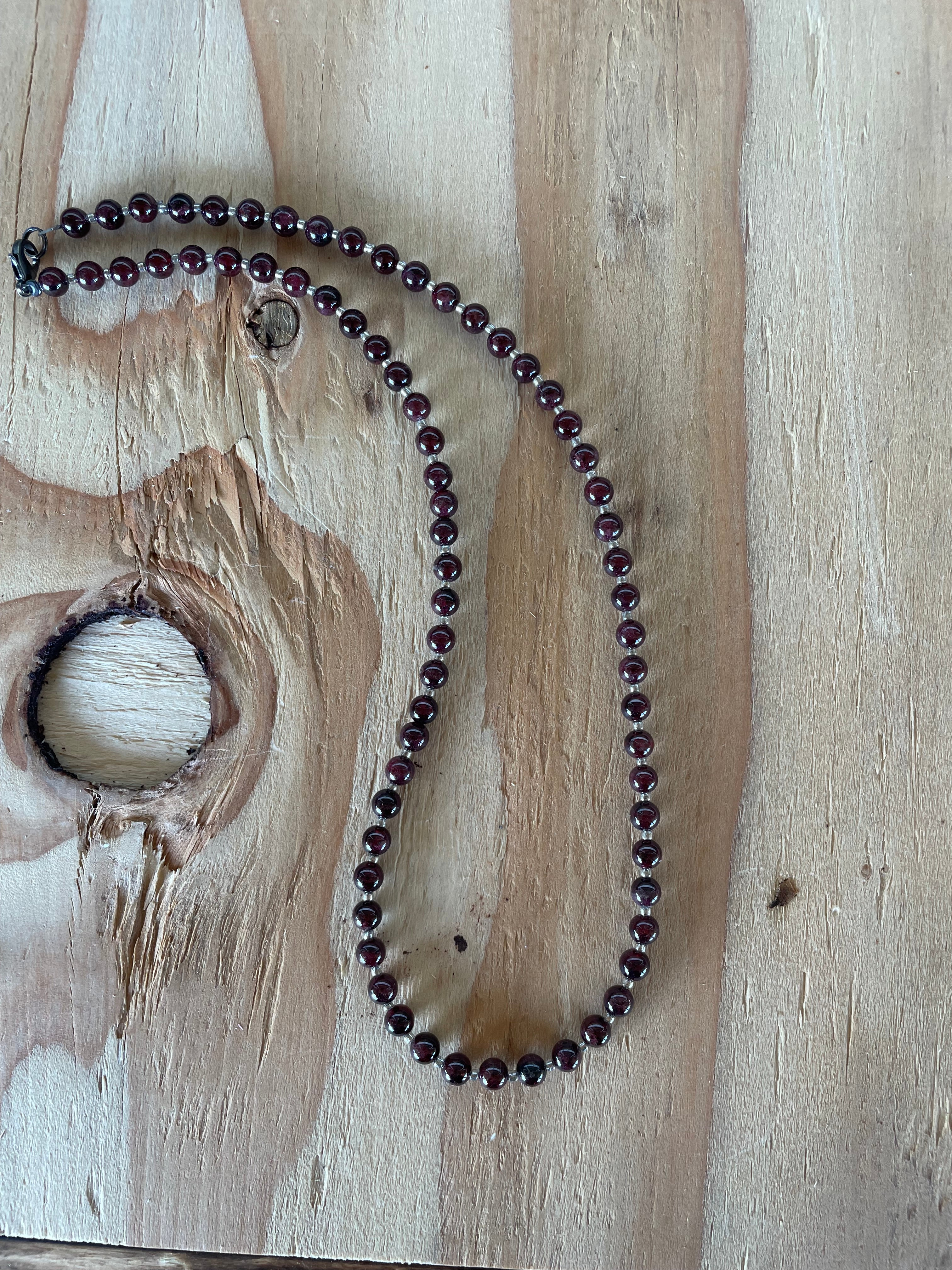 The Merlot (Seed Beads) Necklace