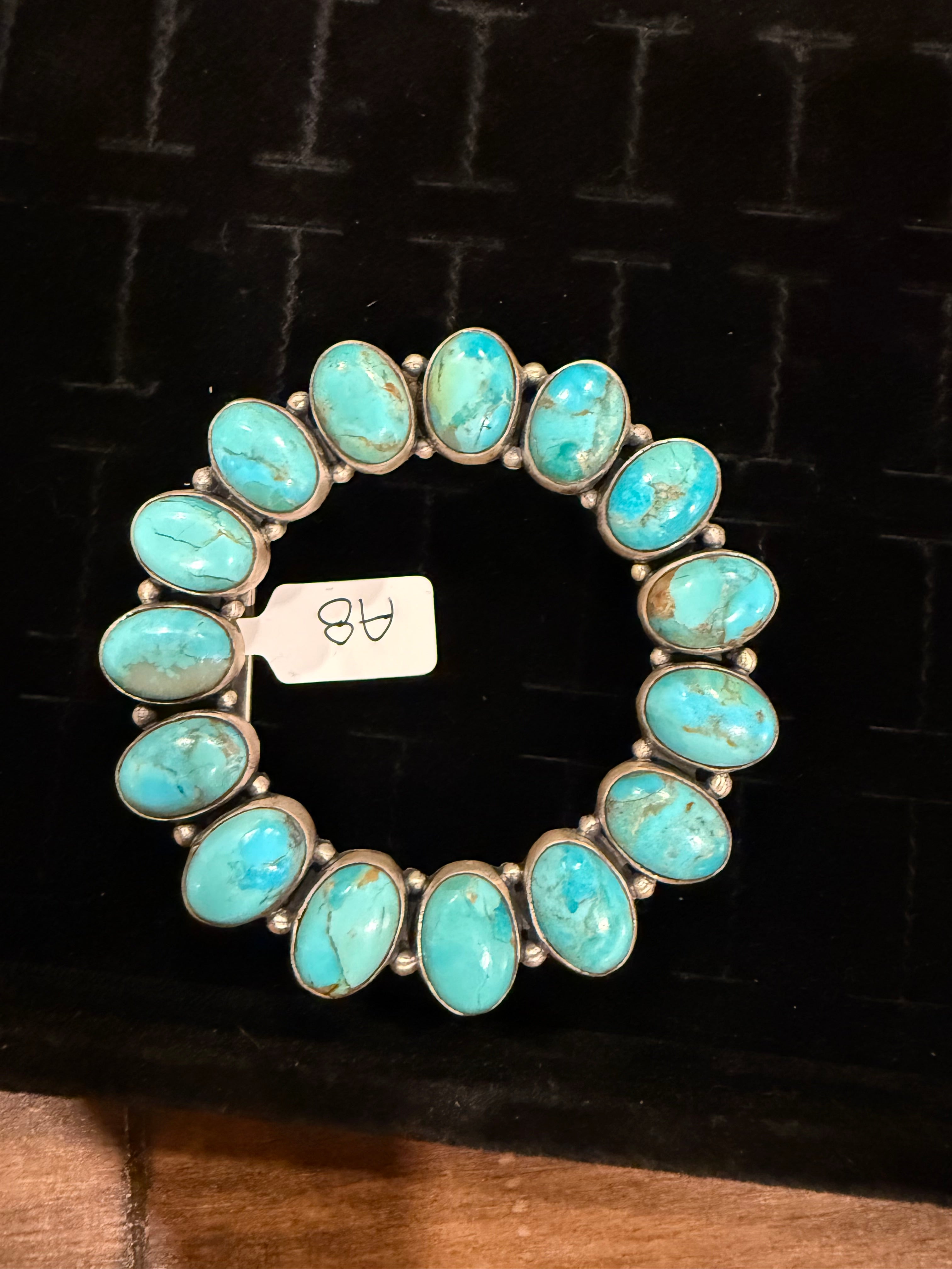 Big Turquoise Circle Buckle