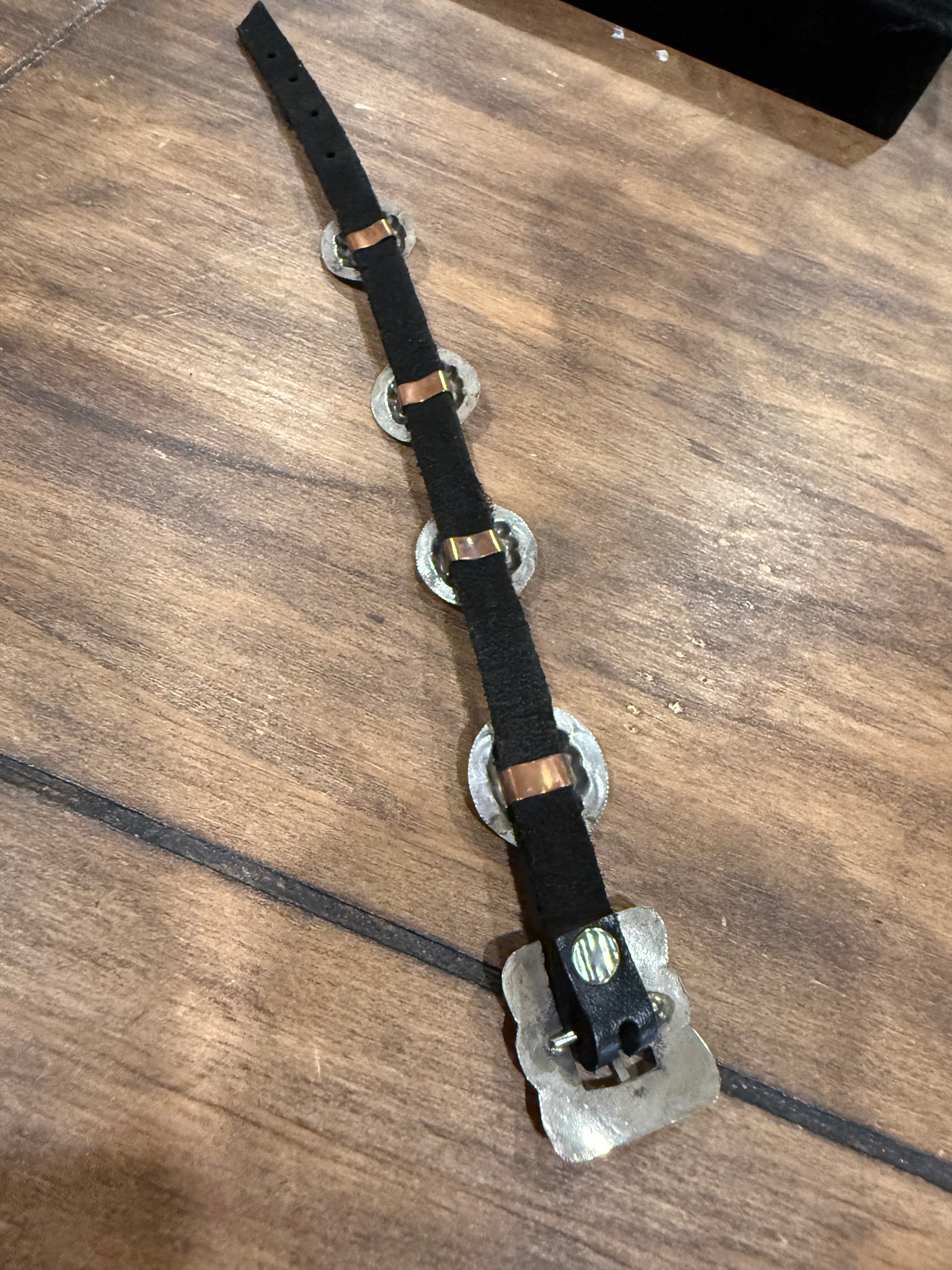 4 Turquoise Conch Leather Bracelet