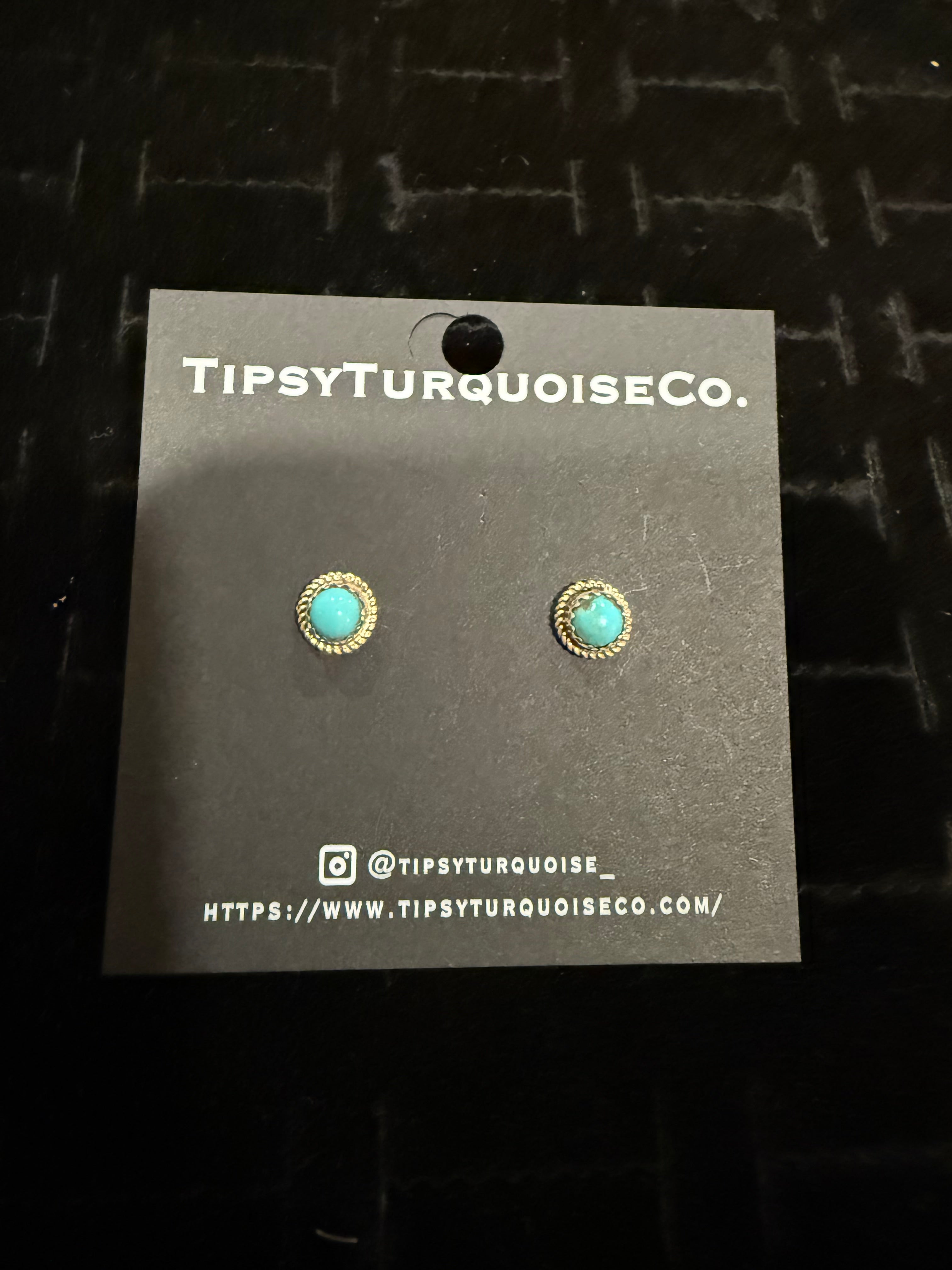 Mini Turquoise Studs