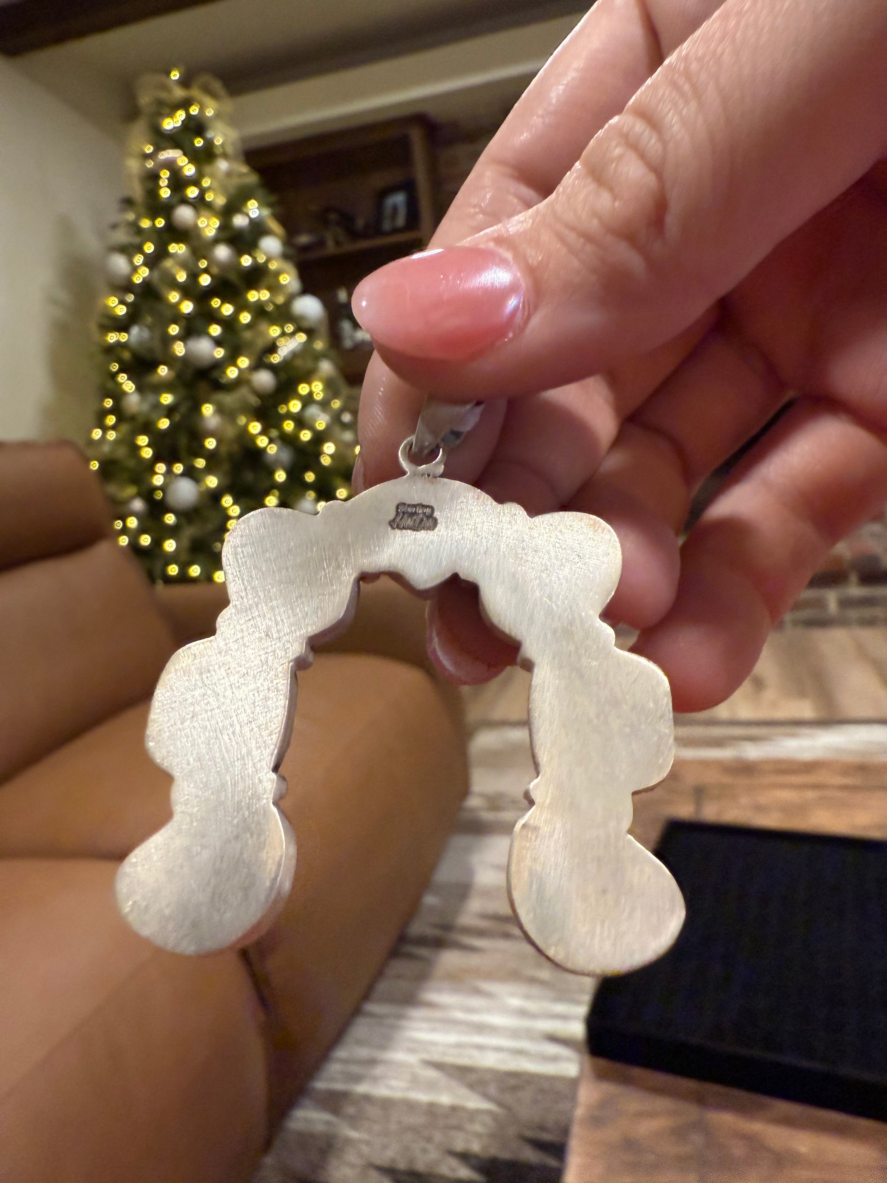 Kingman Turquoise Naja Pendant