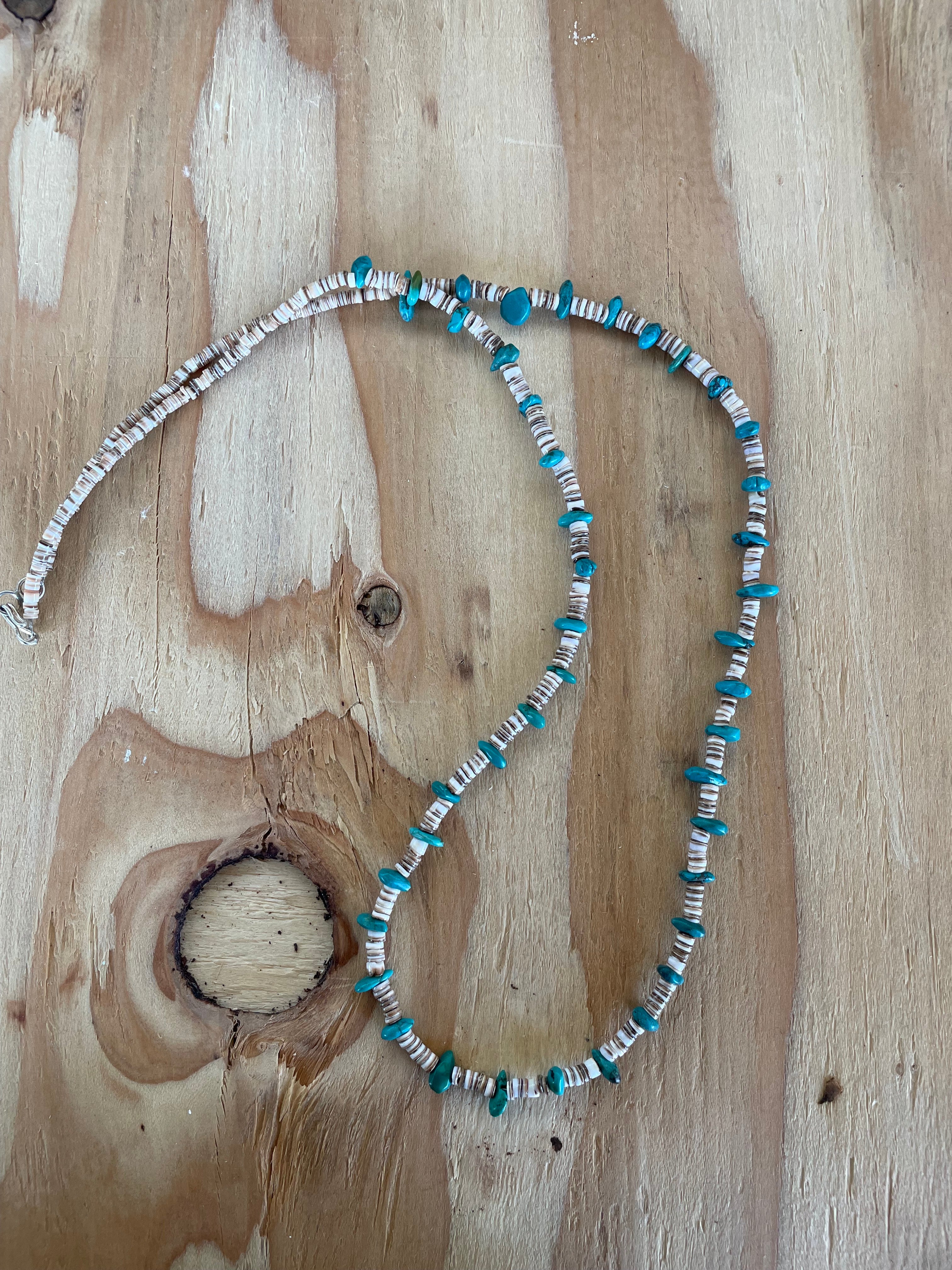 Turquoise + Malachite Rope Necklace — FRY POWERS