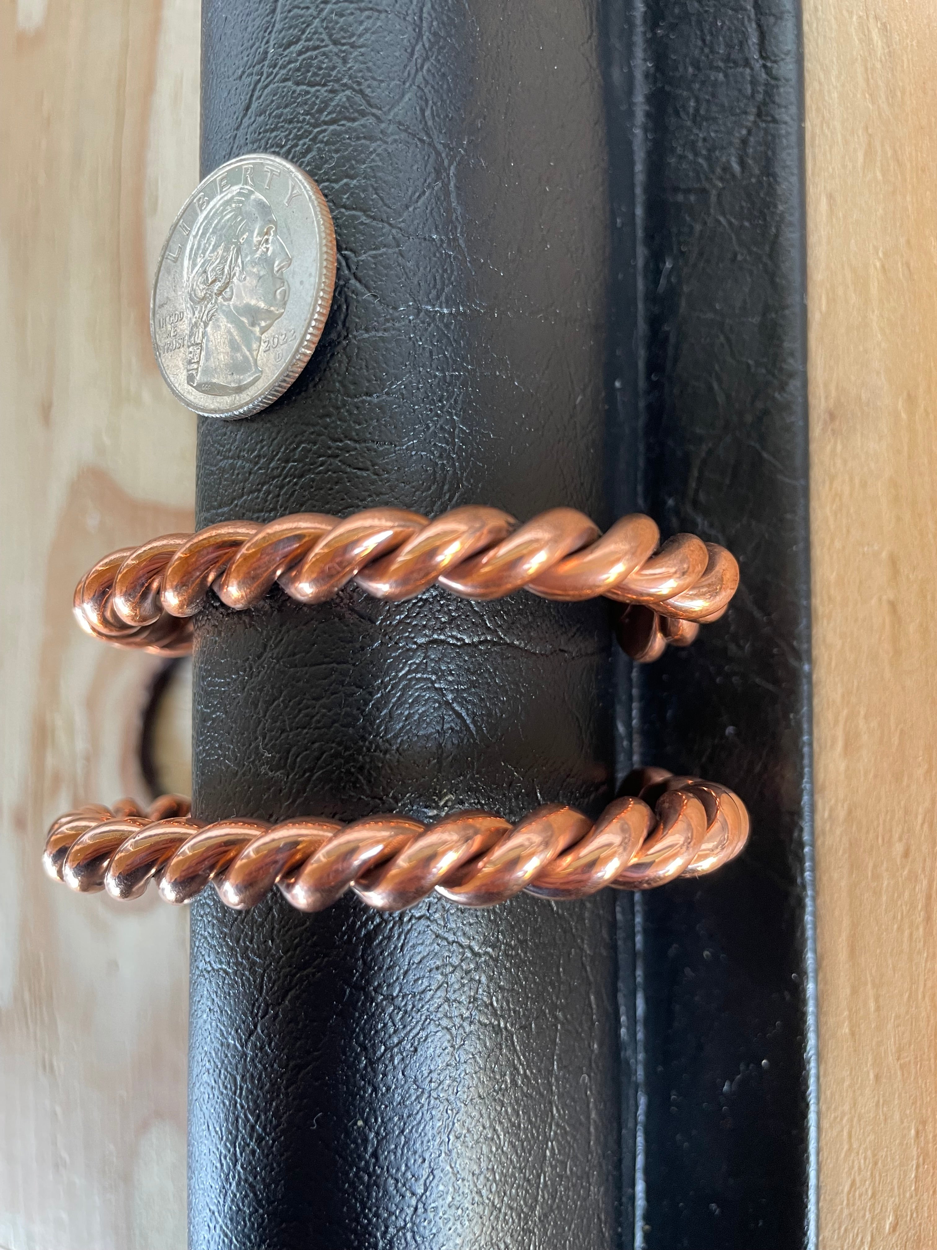 Copper Twist Cuff