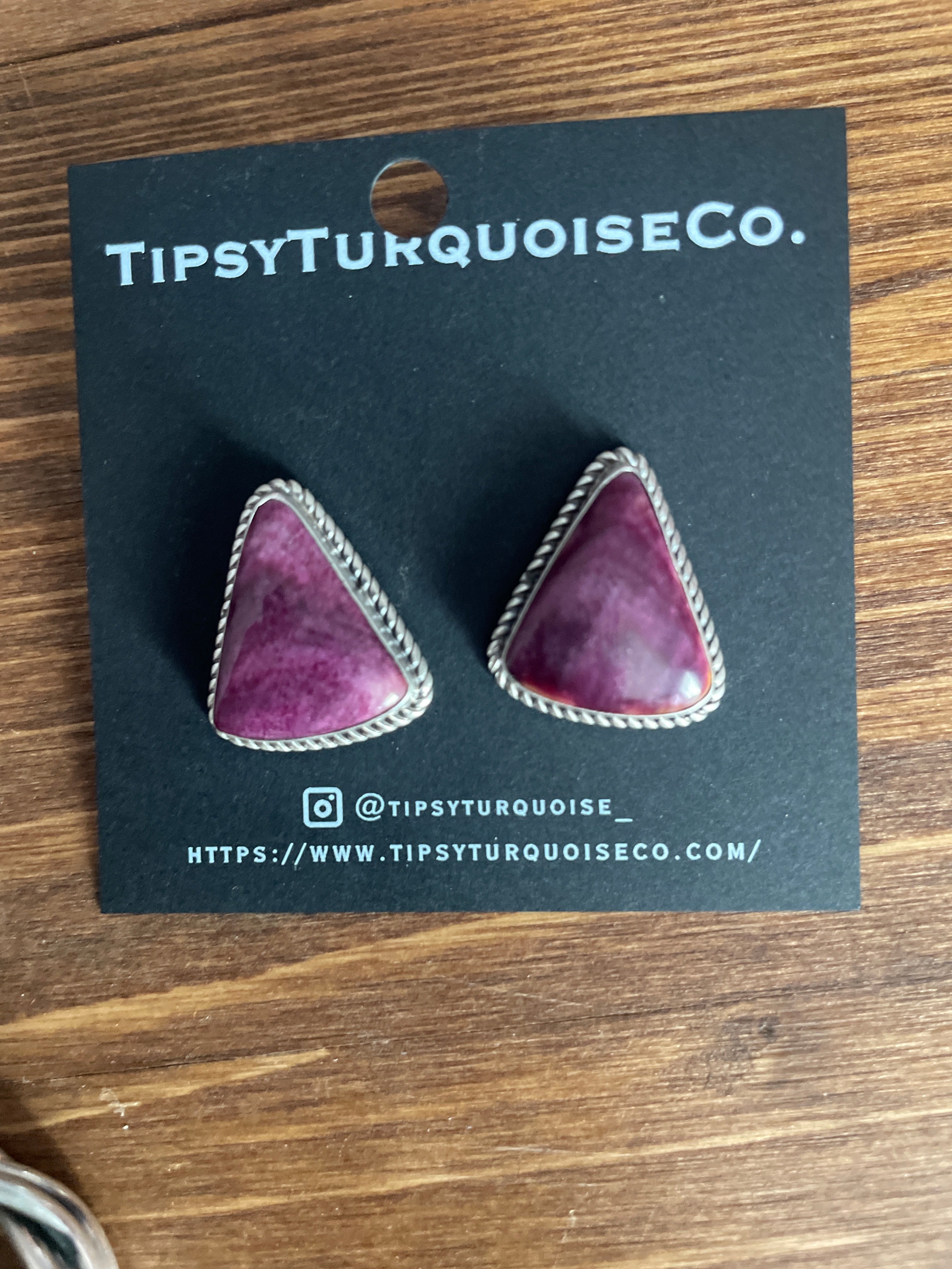 Purple Spiny Studs with Rope Design