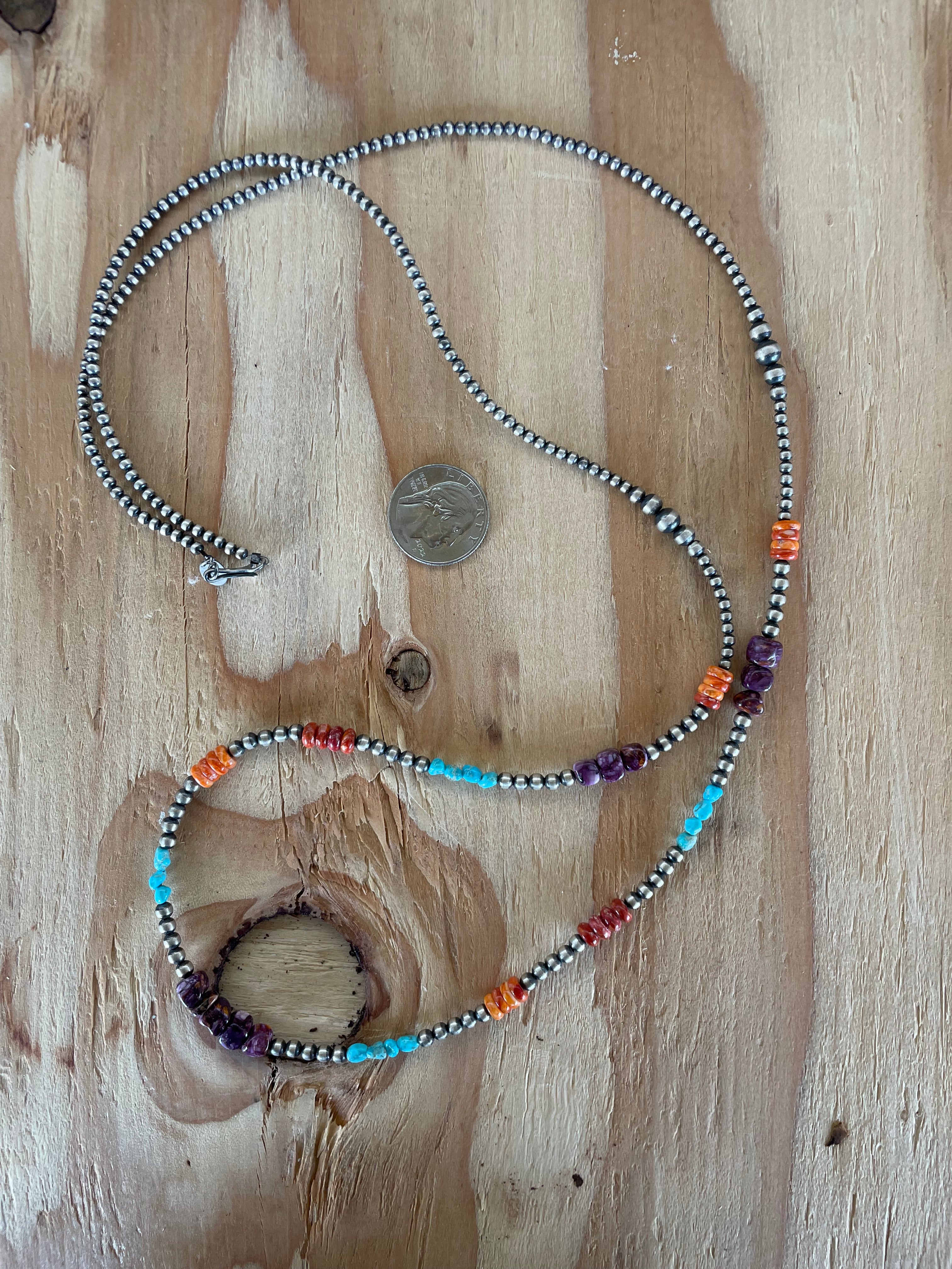 Colorful Navajo Pearl Necklace