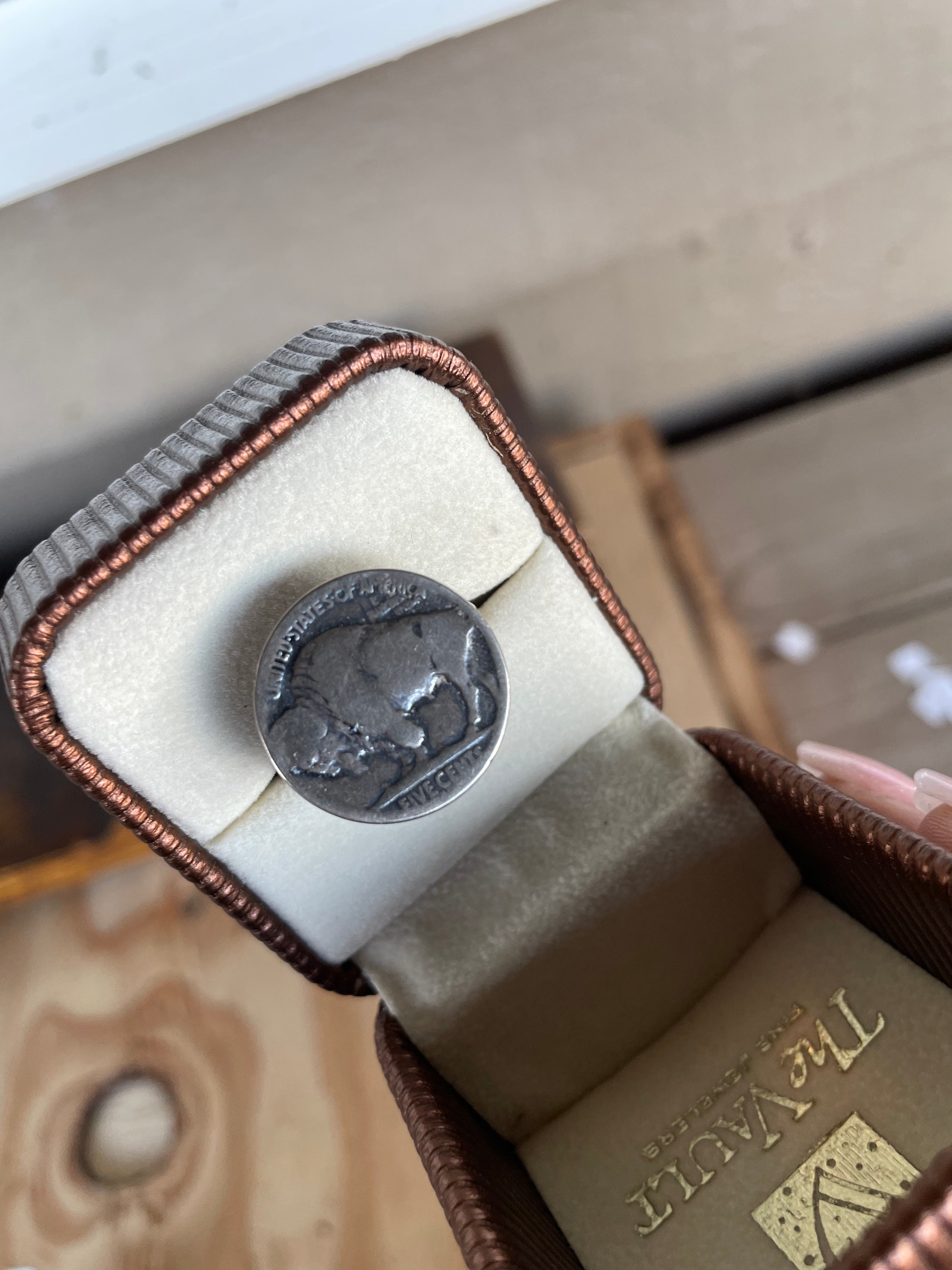 Buffalo Nickel Ring