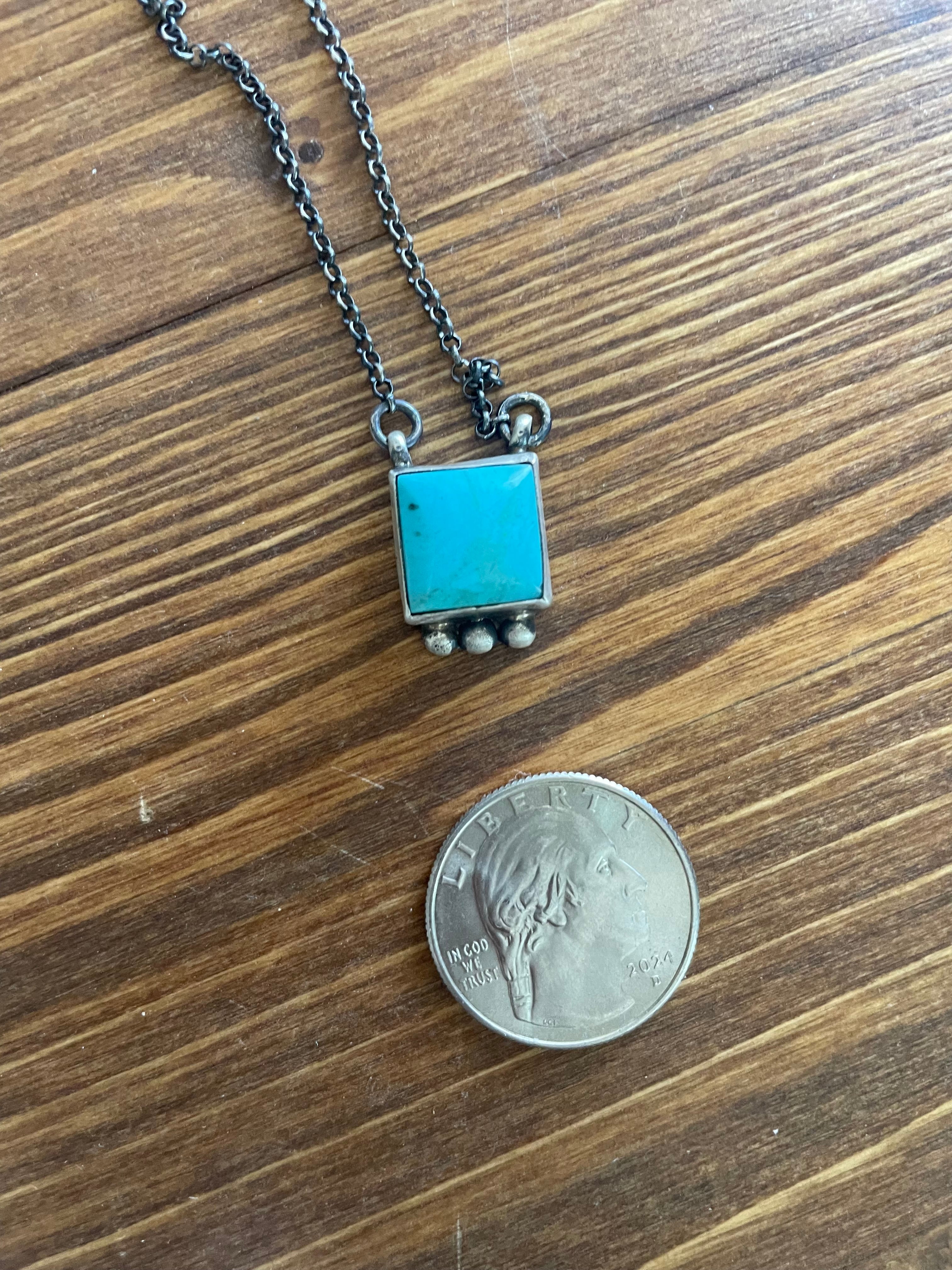 Small Square Necklace