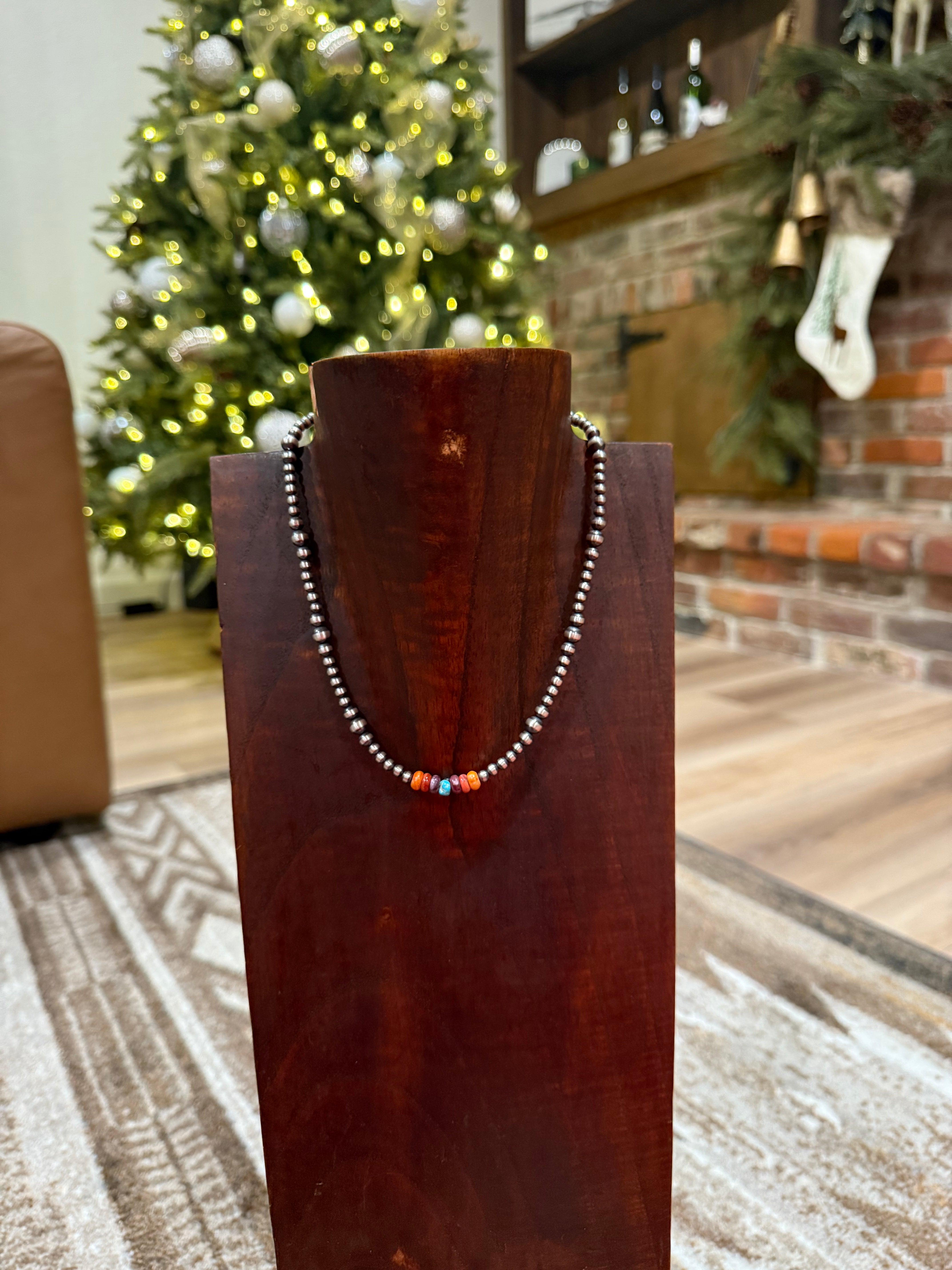 Variated Navajos with Turquoise and Coral Stones