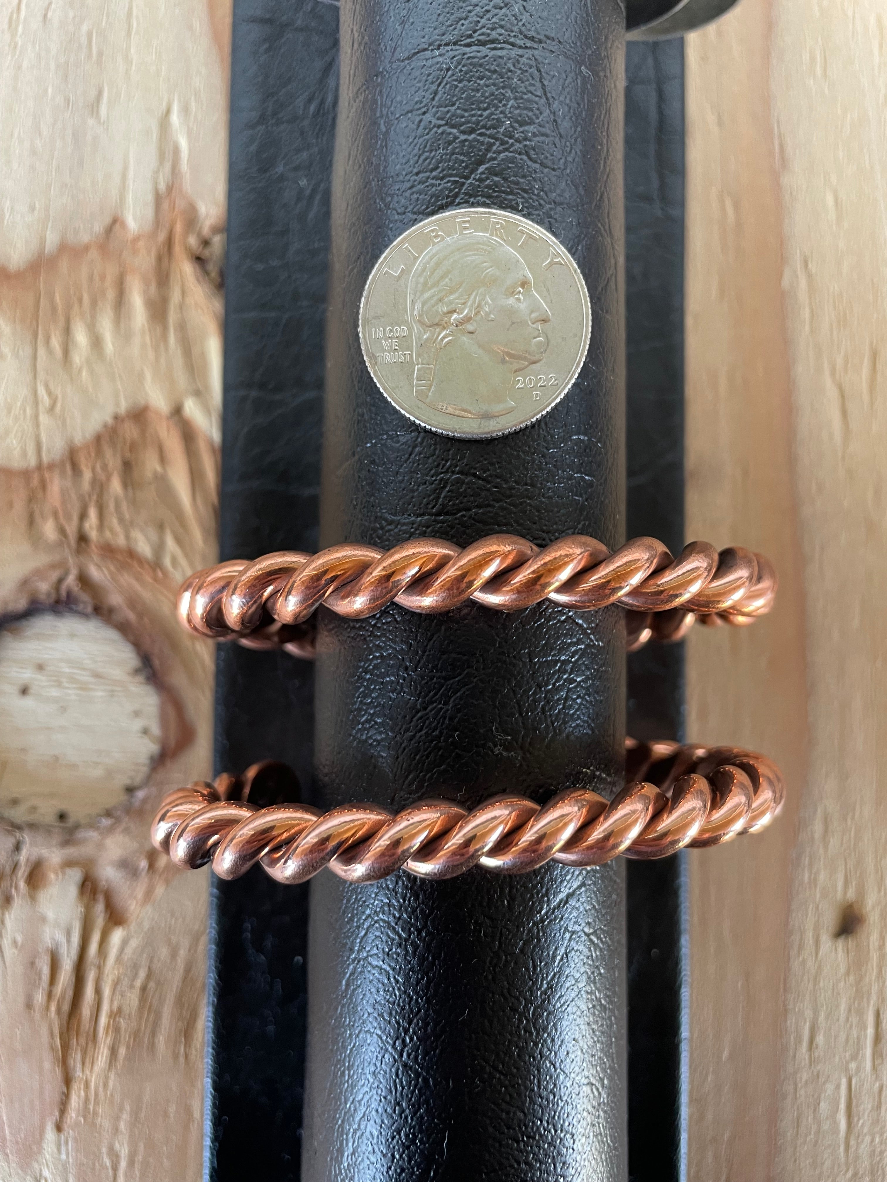 Copper Twist Cuff