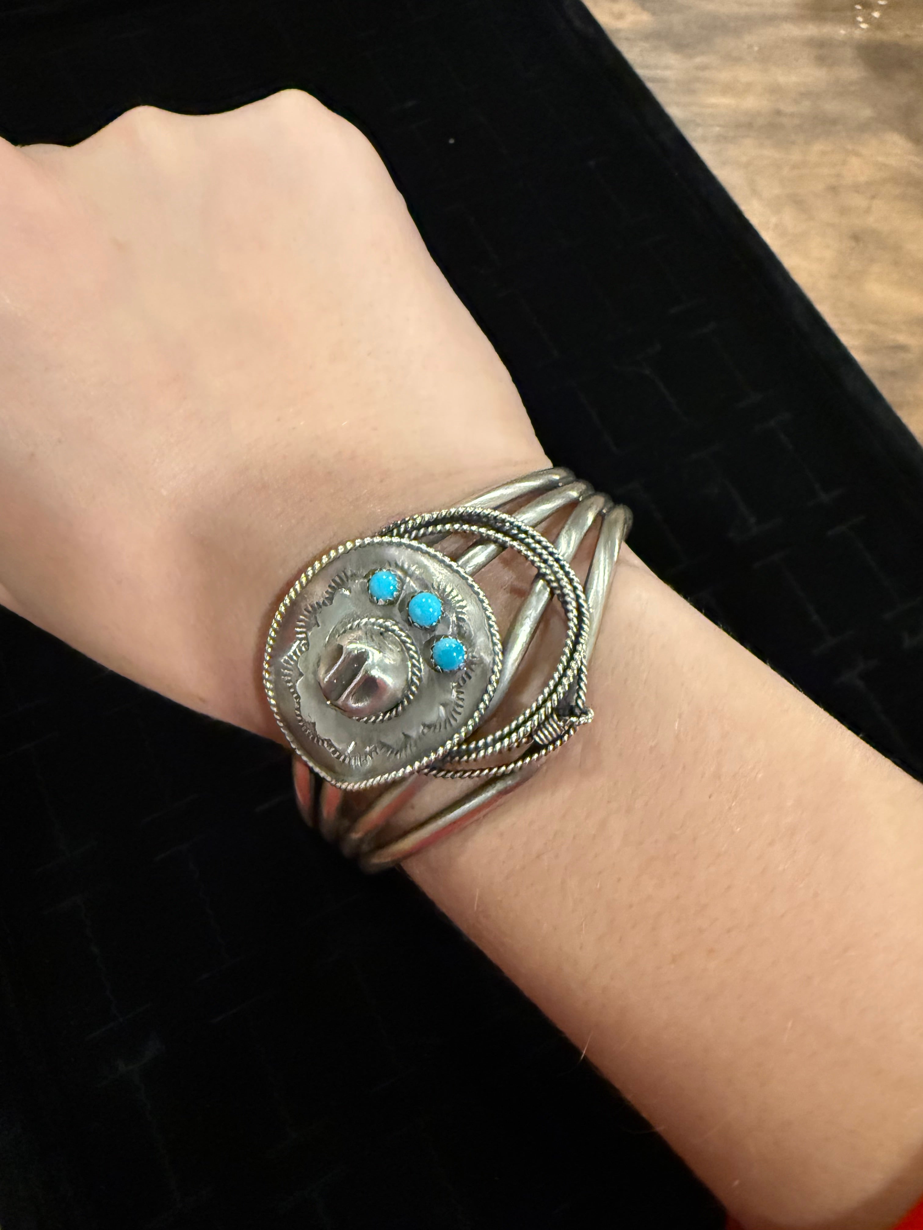 Cowboy Hat & Rope Cuff