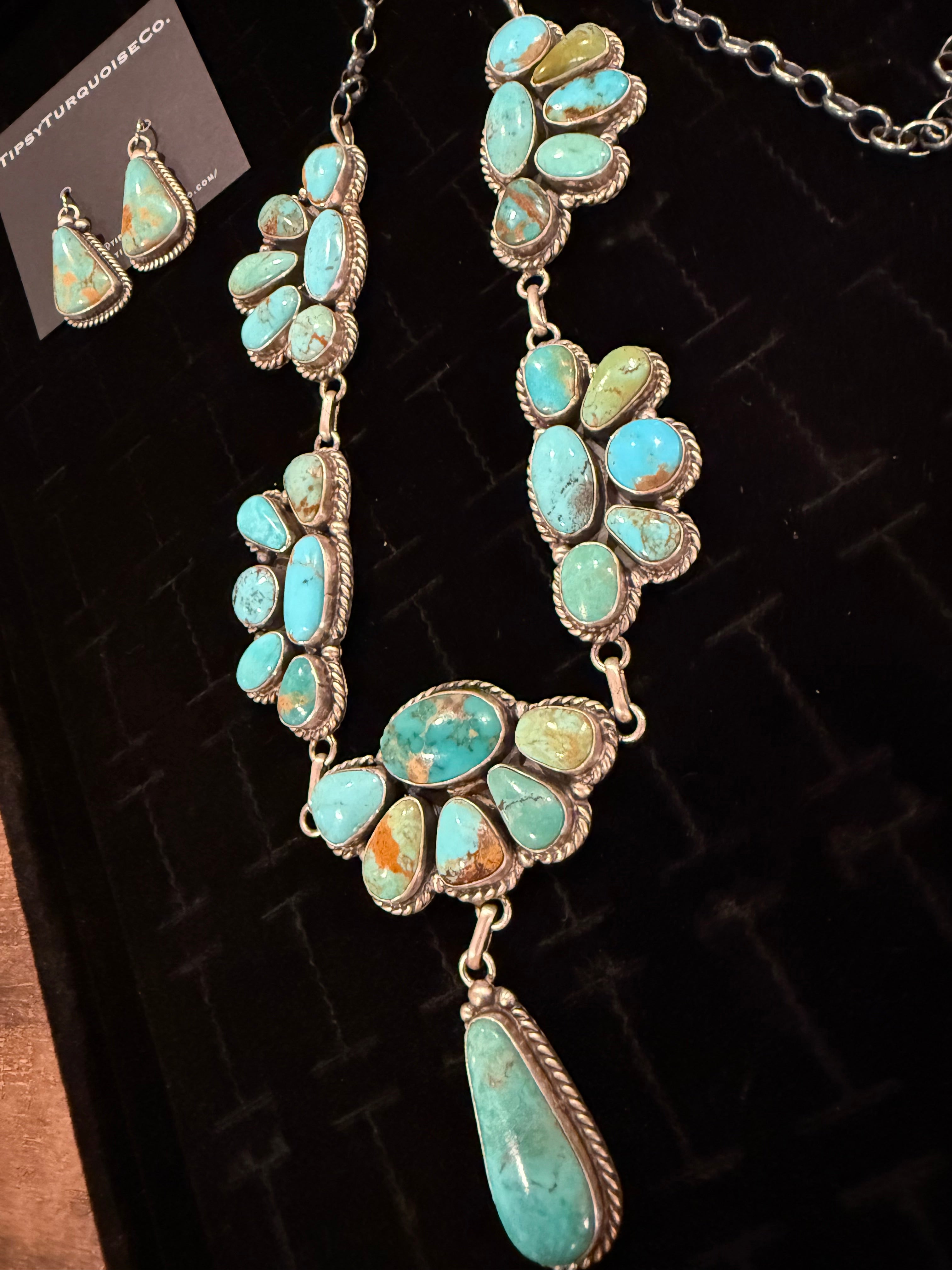The West Lariat with earrings