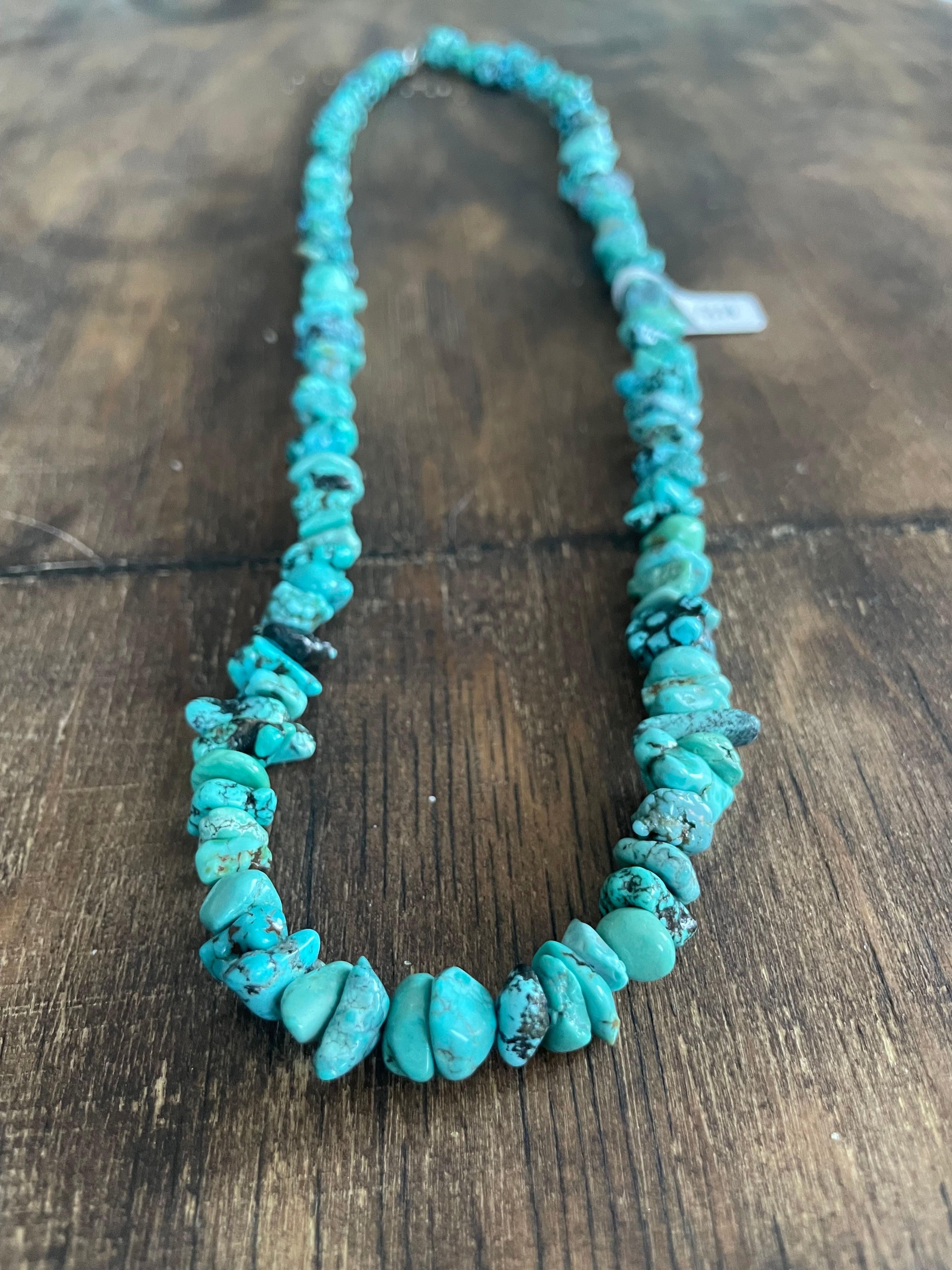 25in Stabilized Turquoise Necklace