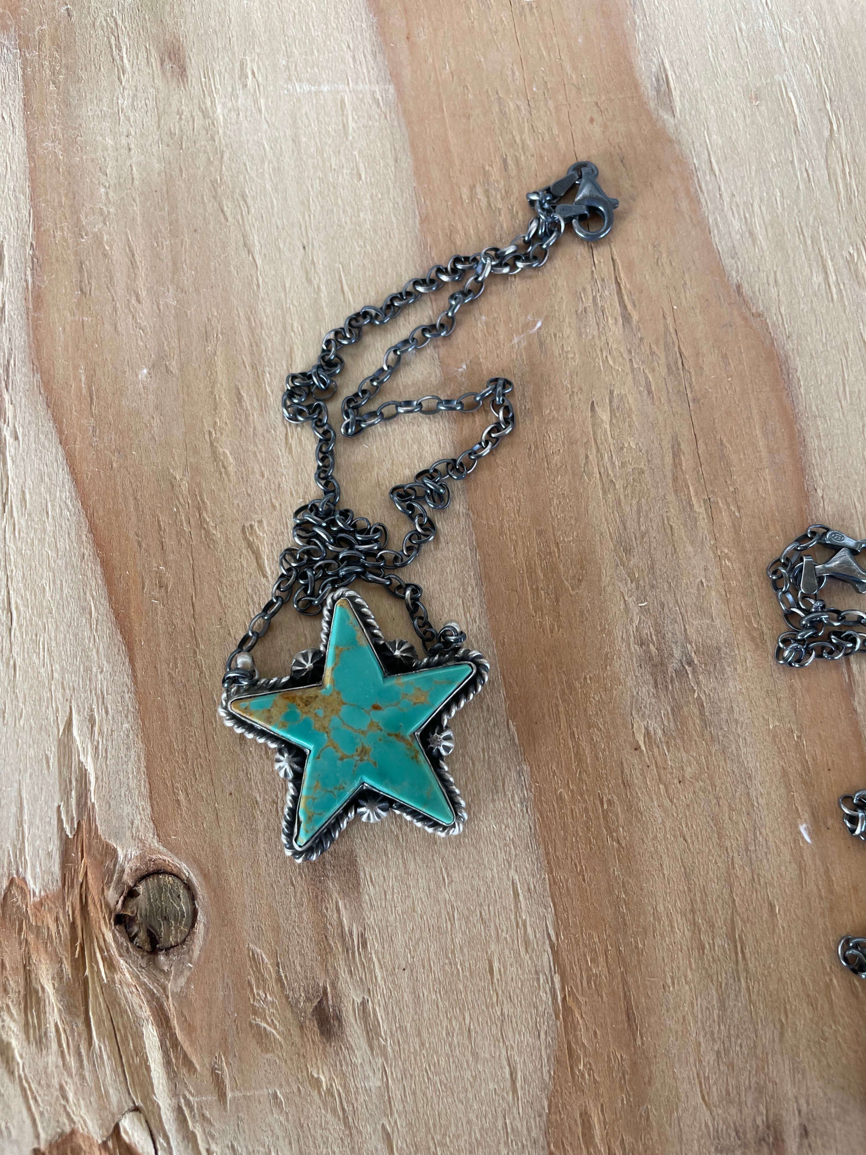 Star Kingman Turquoise Necklace