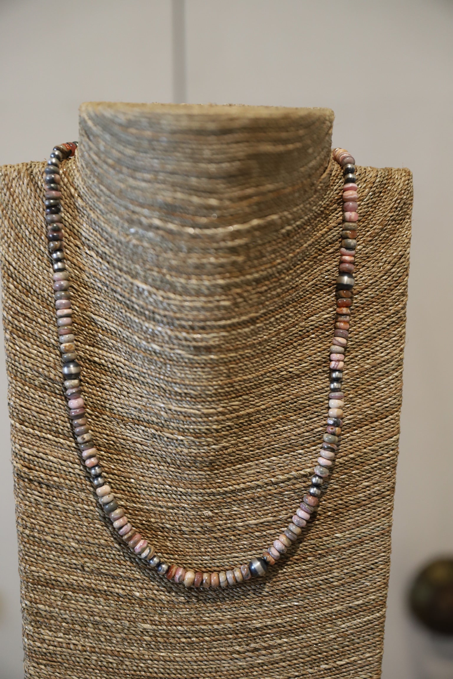 Opal Beads w/ Navajos Necklace