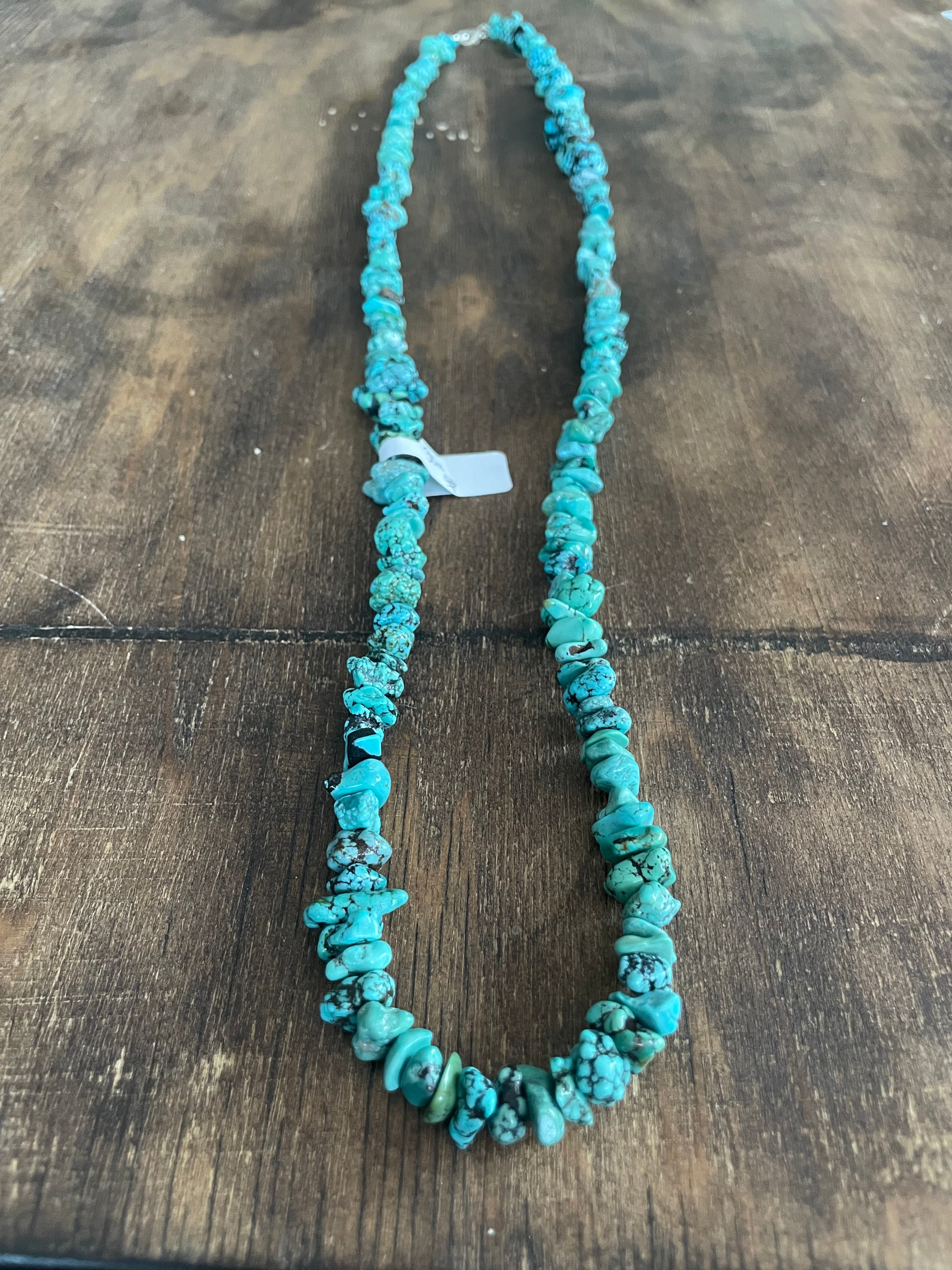 30in Stabilized Turquoise Necklace