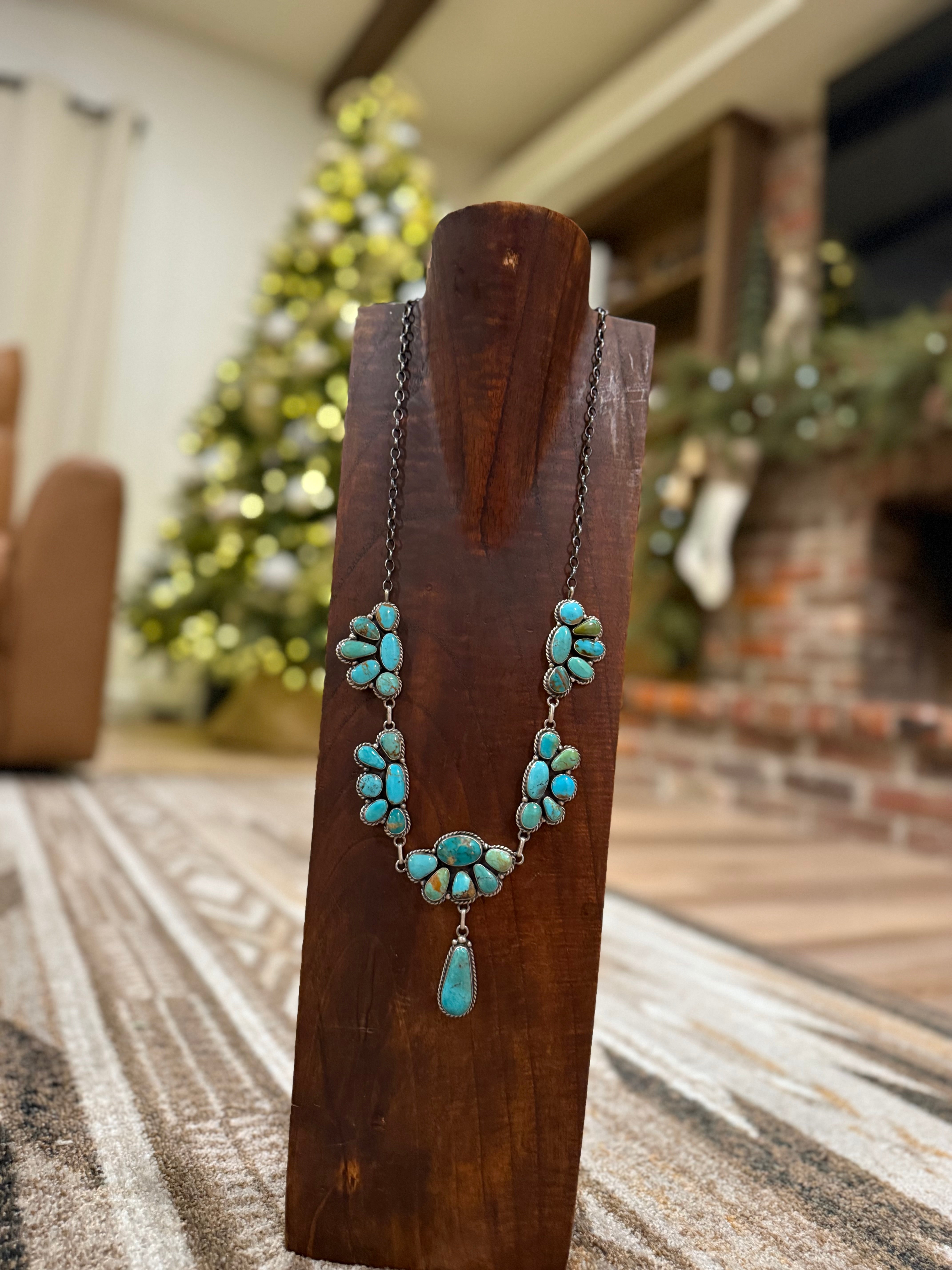 The West Lariat with earrings