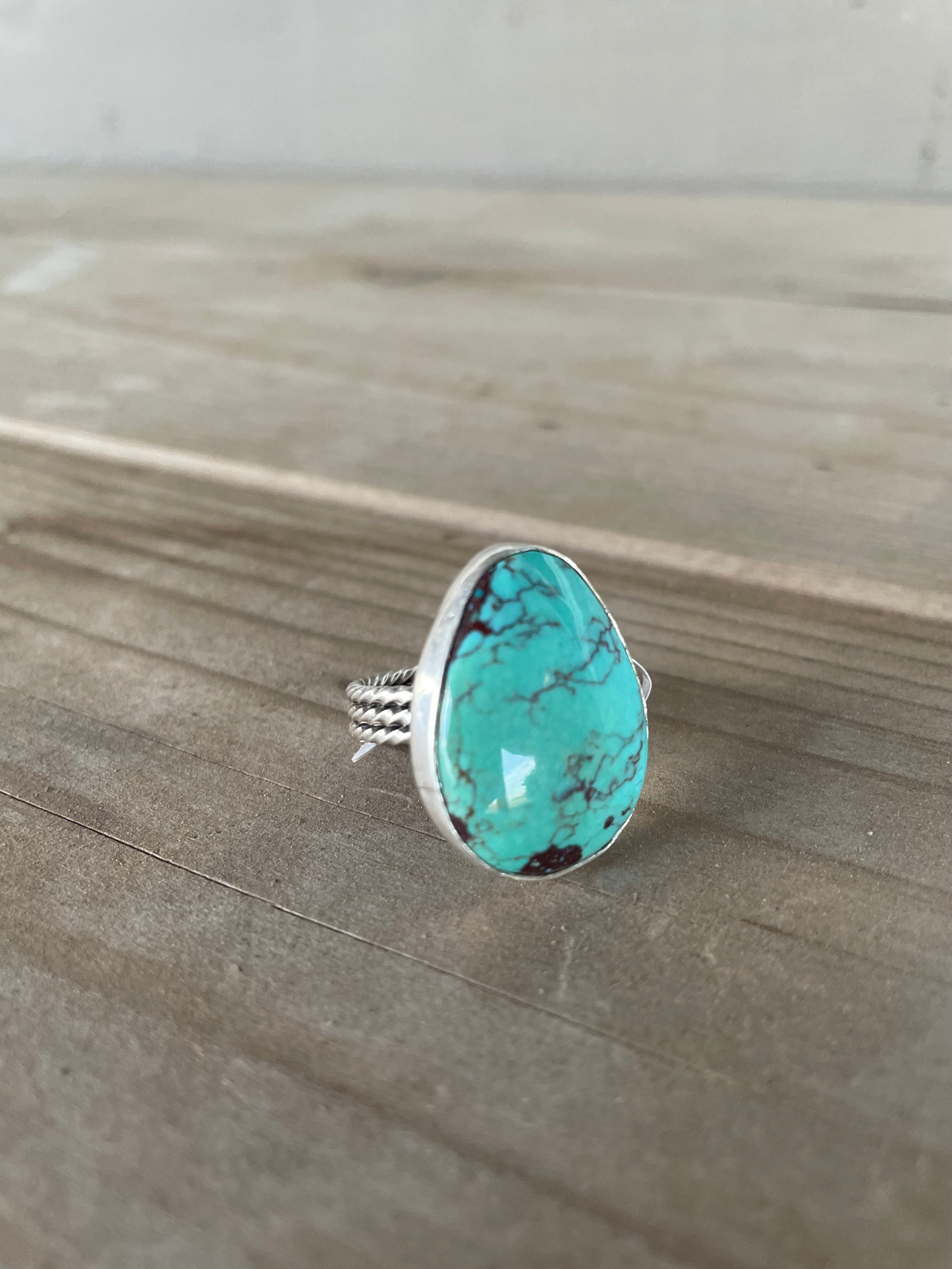 Teardrop Turquoise Ring