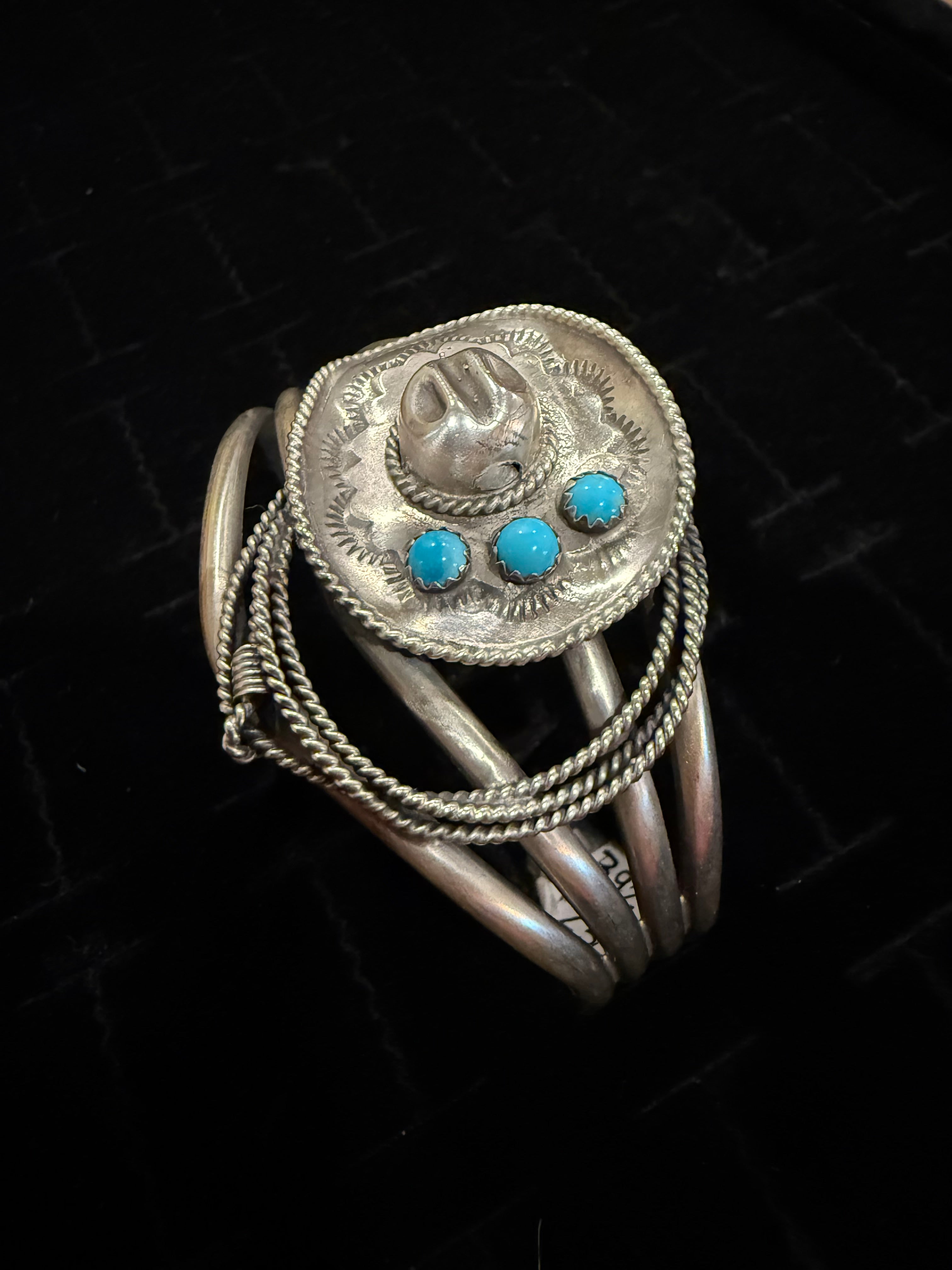 Cowboy Hat & Rope Cuff