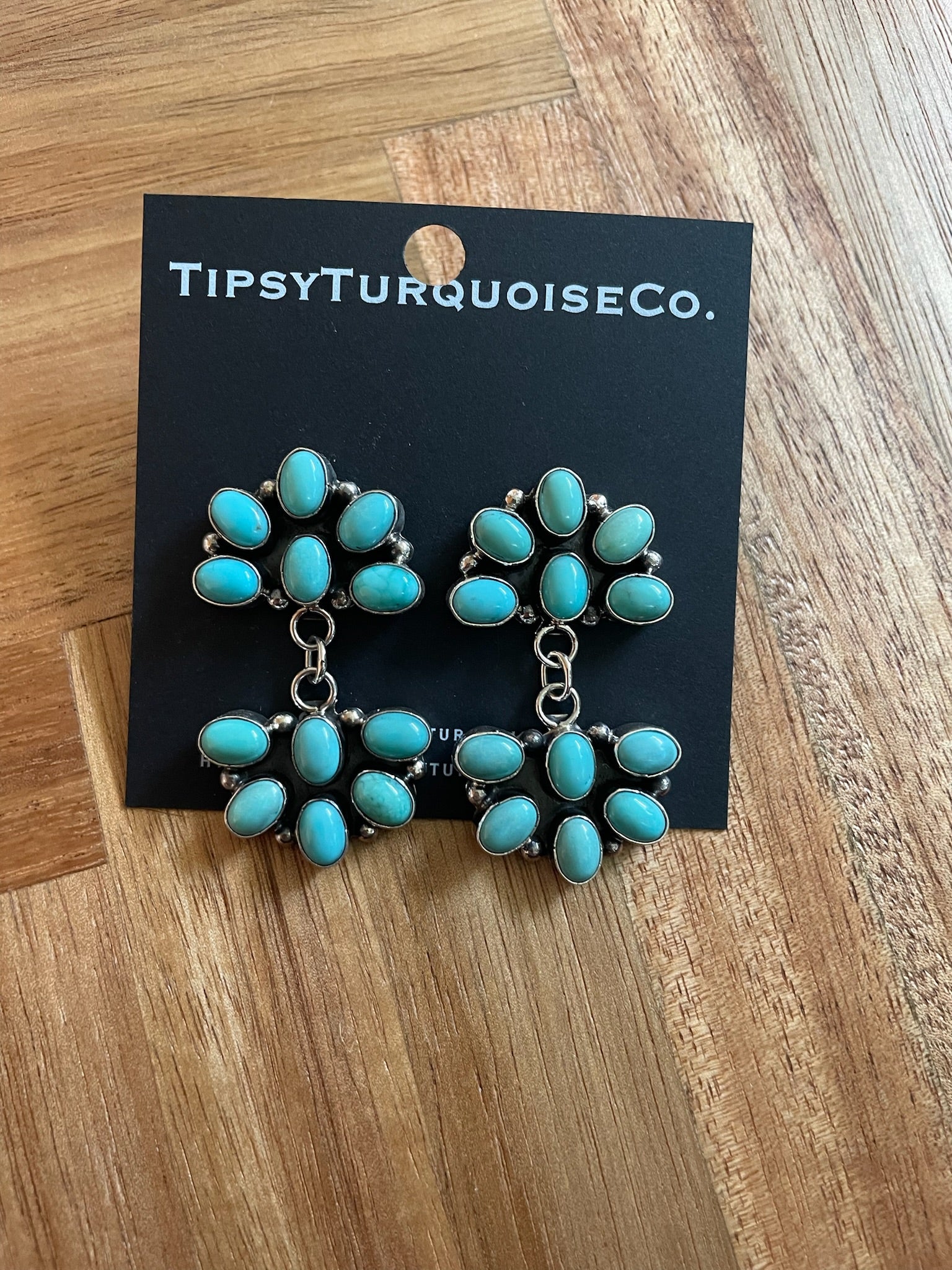 Kingman Clusters w/ Connecter Earrings