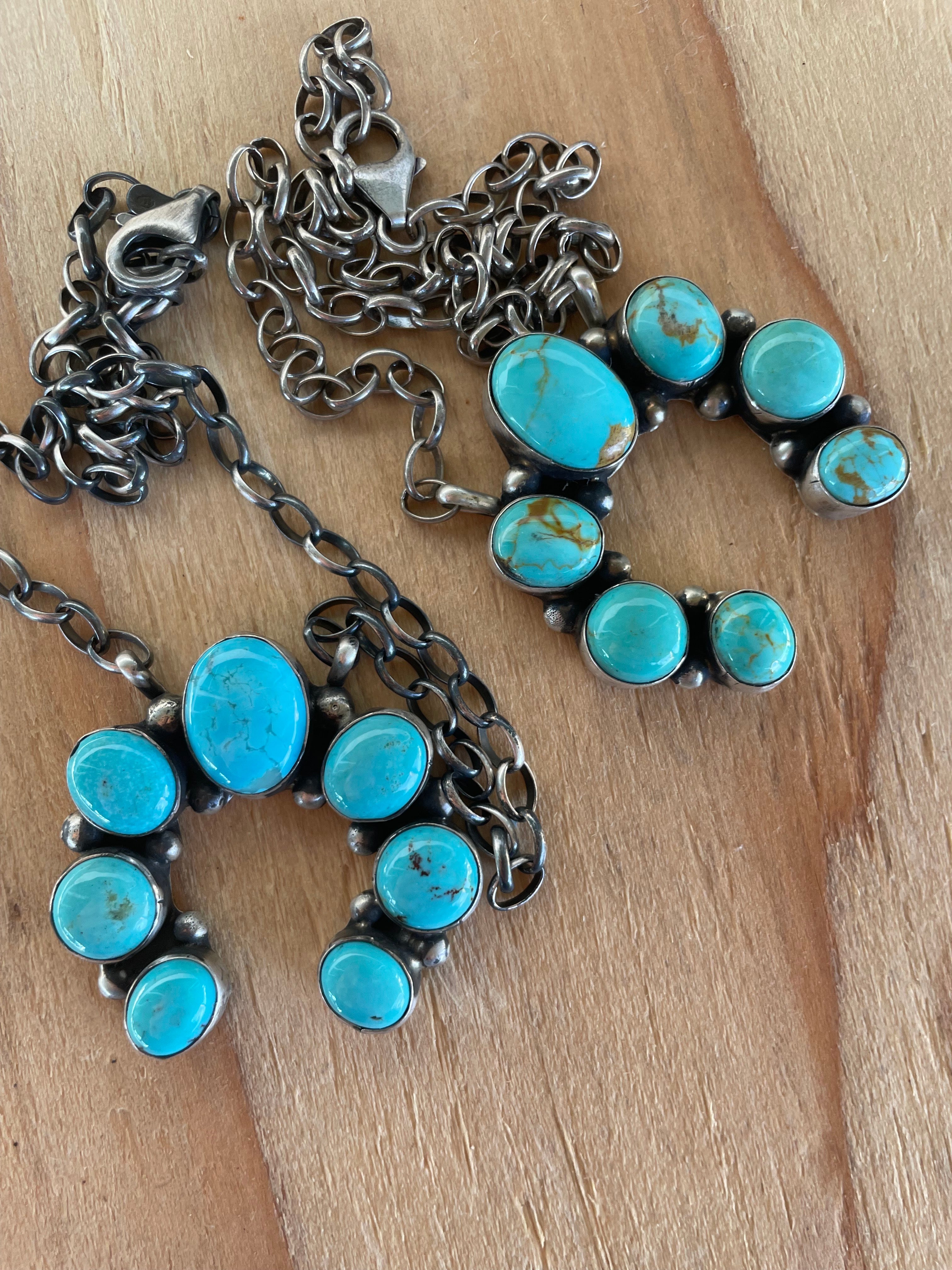 Turquoise Naja 7 Stone Necklace