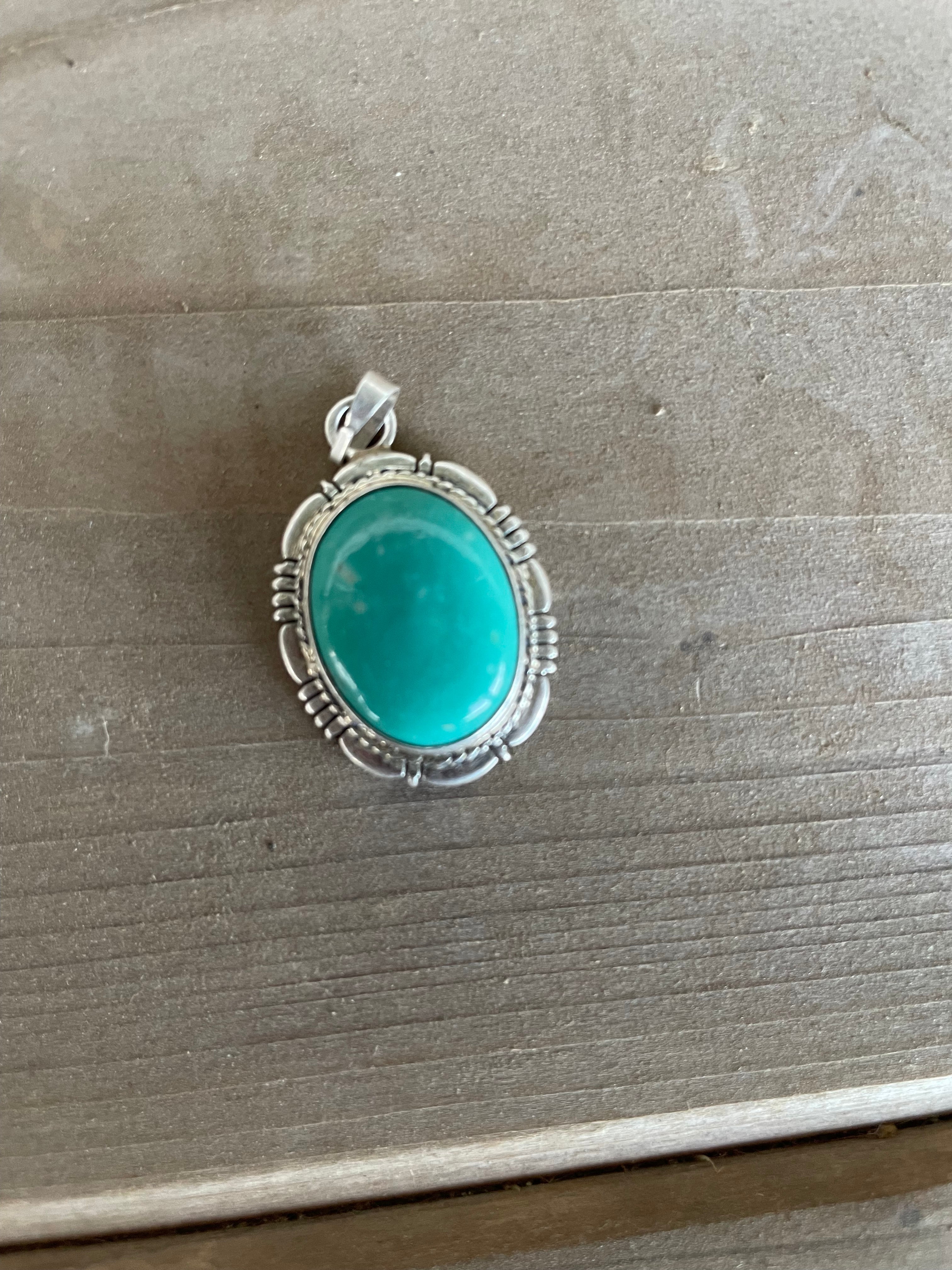 Large Turquoise Pendant