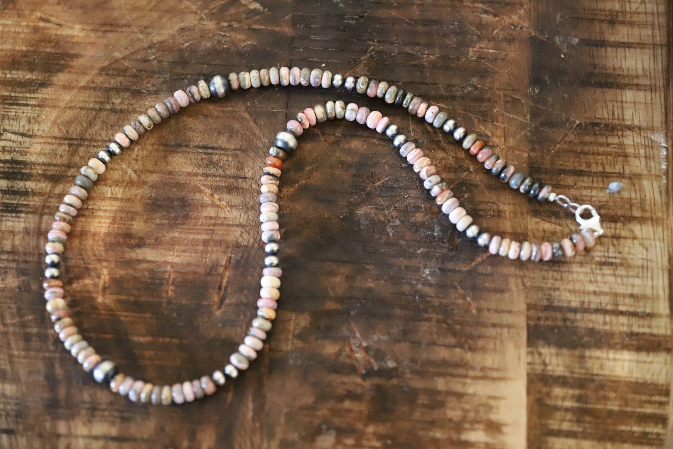 Opal Beads w/ Navajos Necklace