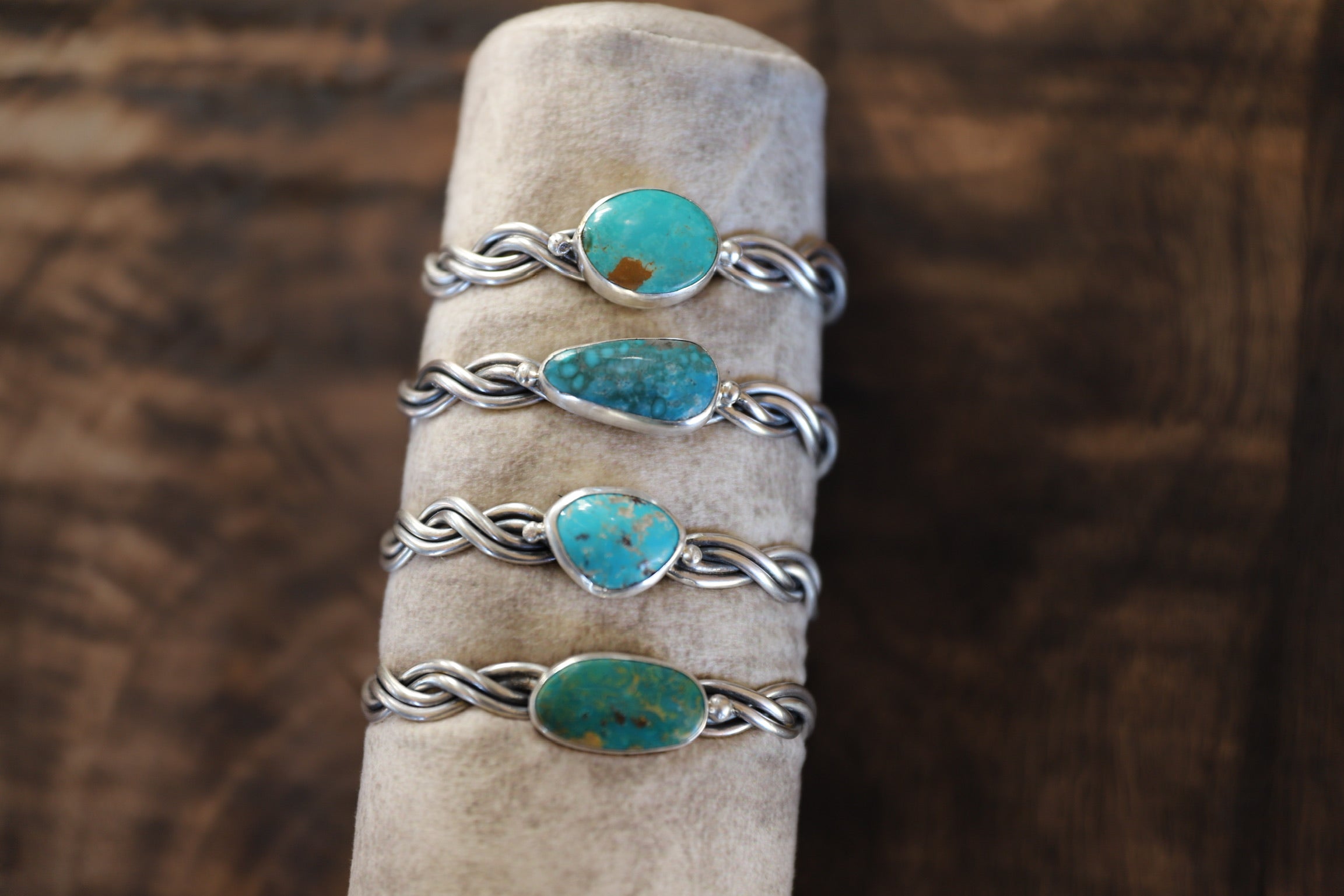 Turquoise Braid Cuff