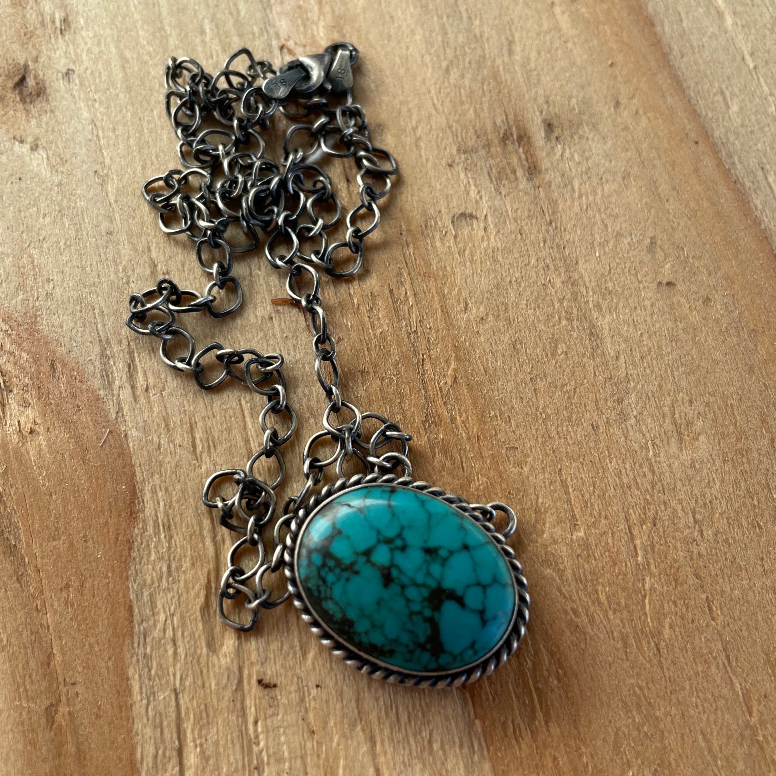 Turquoise + Malachite Rope Necklace — FRY POWERS