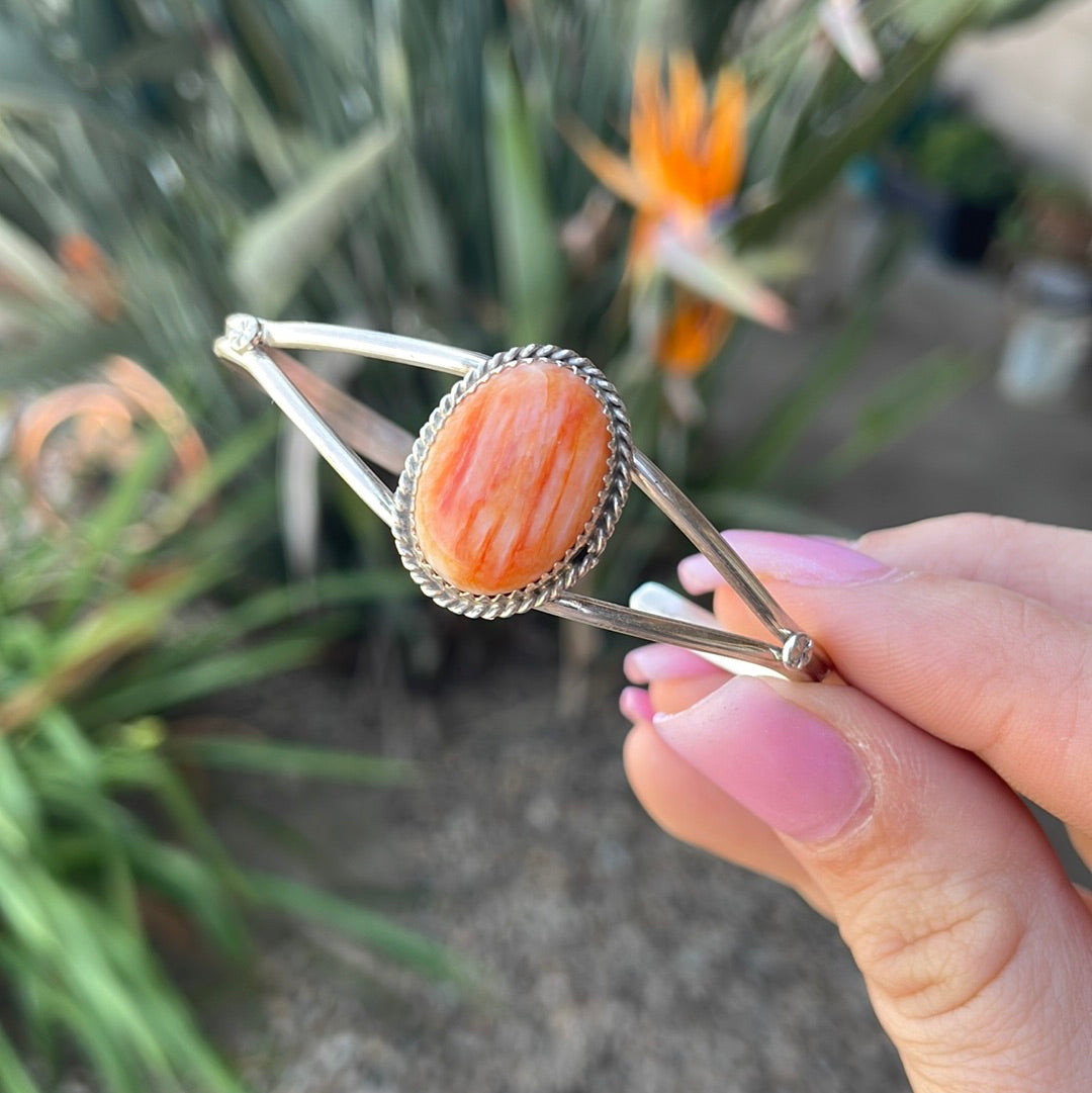 Small Orange Spiny Oyster Cuff