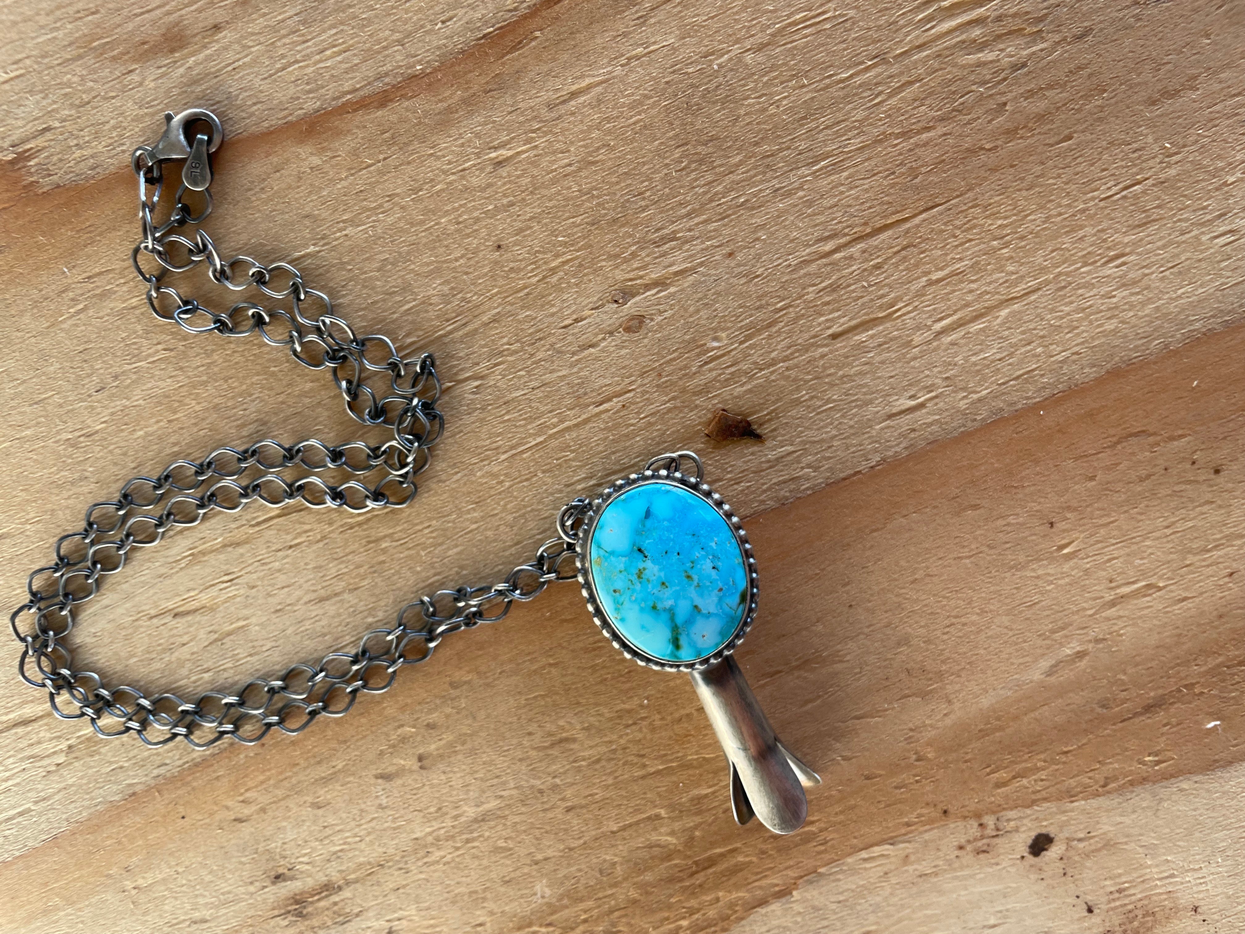 Turquoise Blossom Necklace