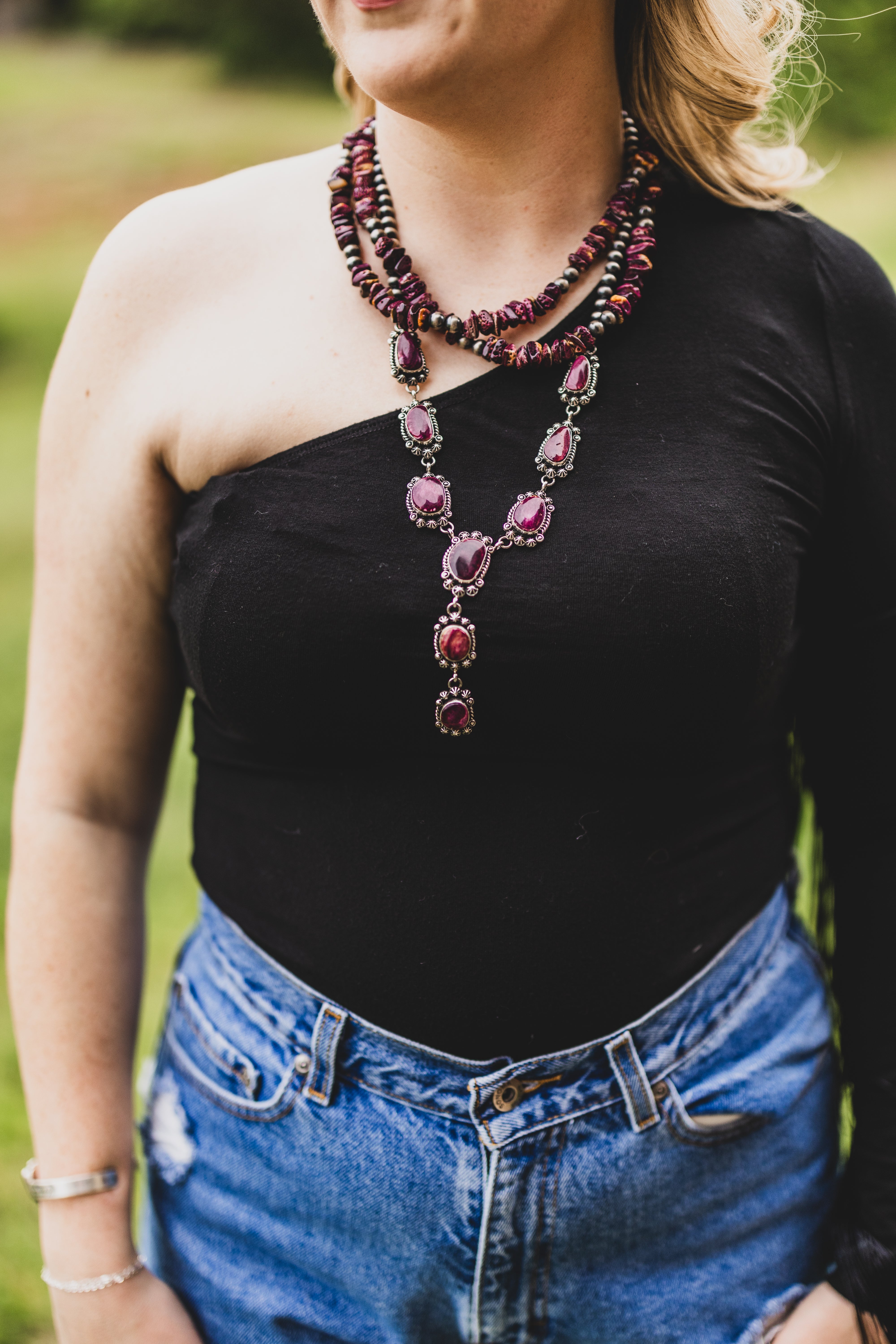 Purple Spiny Lariat