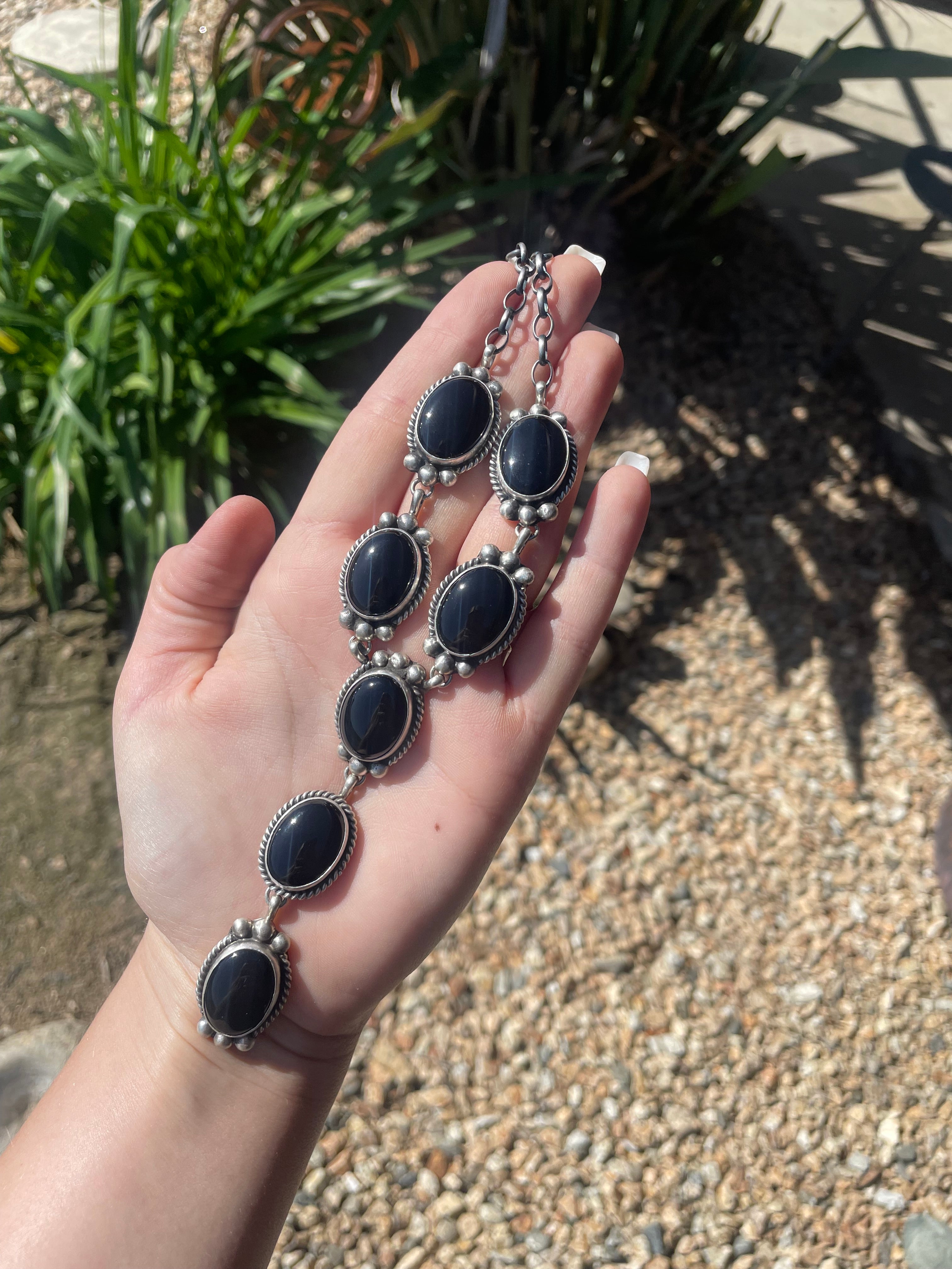 Black Onyx Lariat