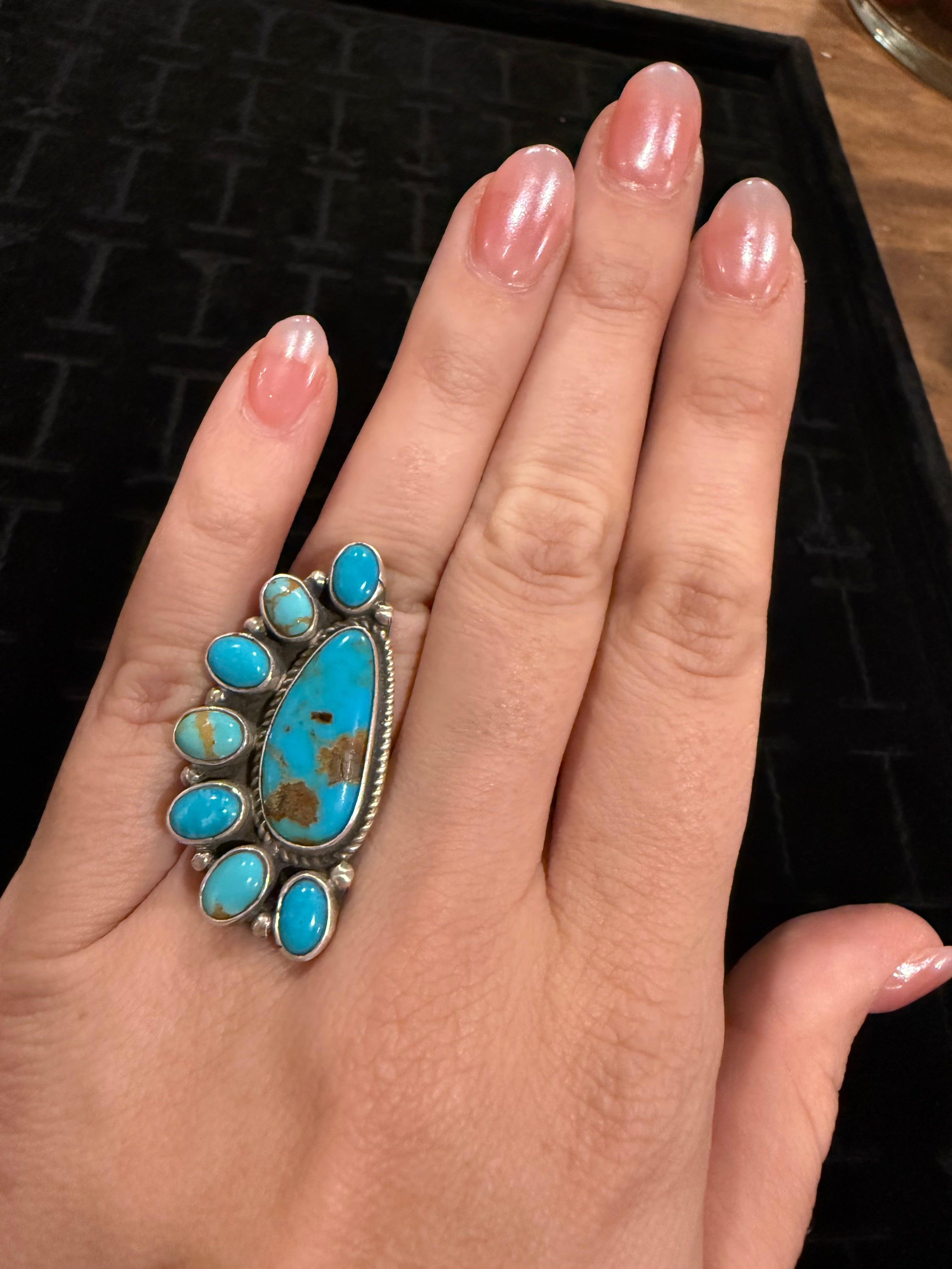 The Turquoise Moon Ring