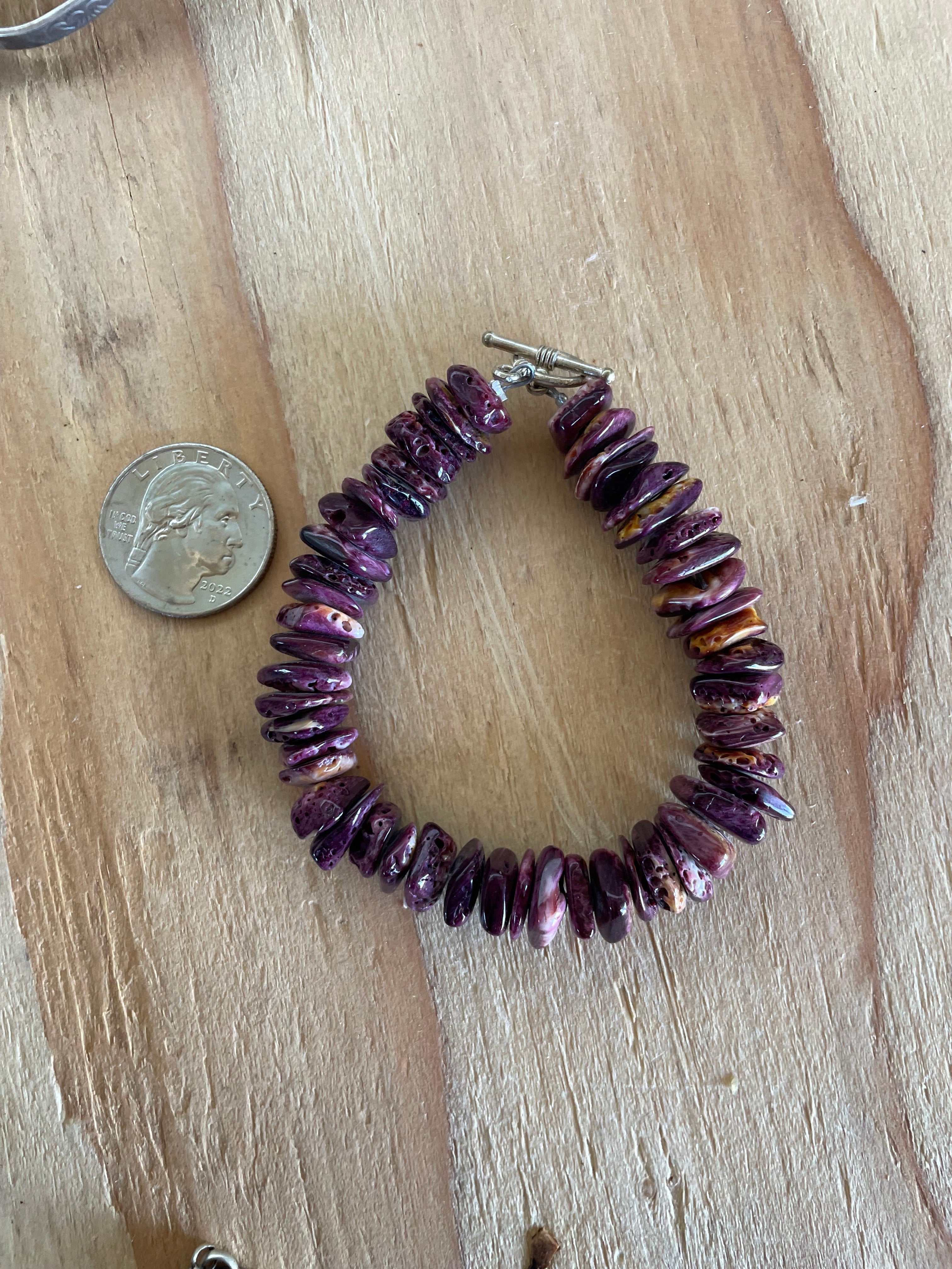 Purple Spiny Bracelet