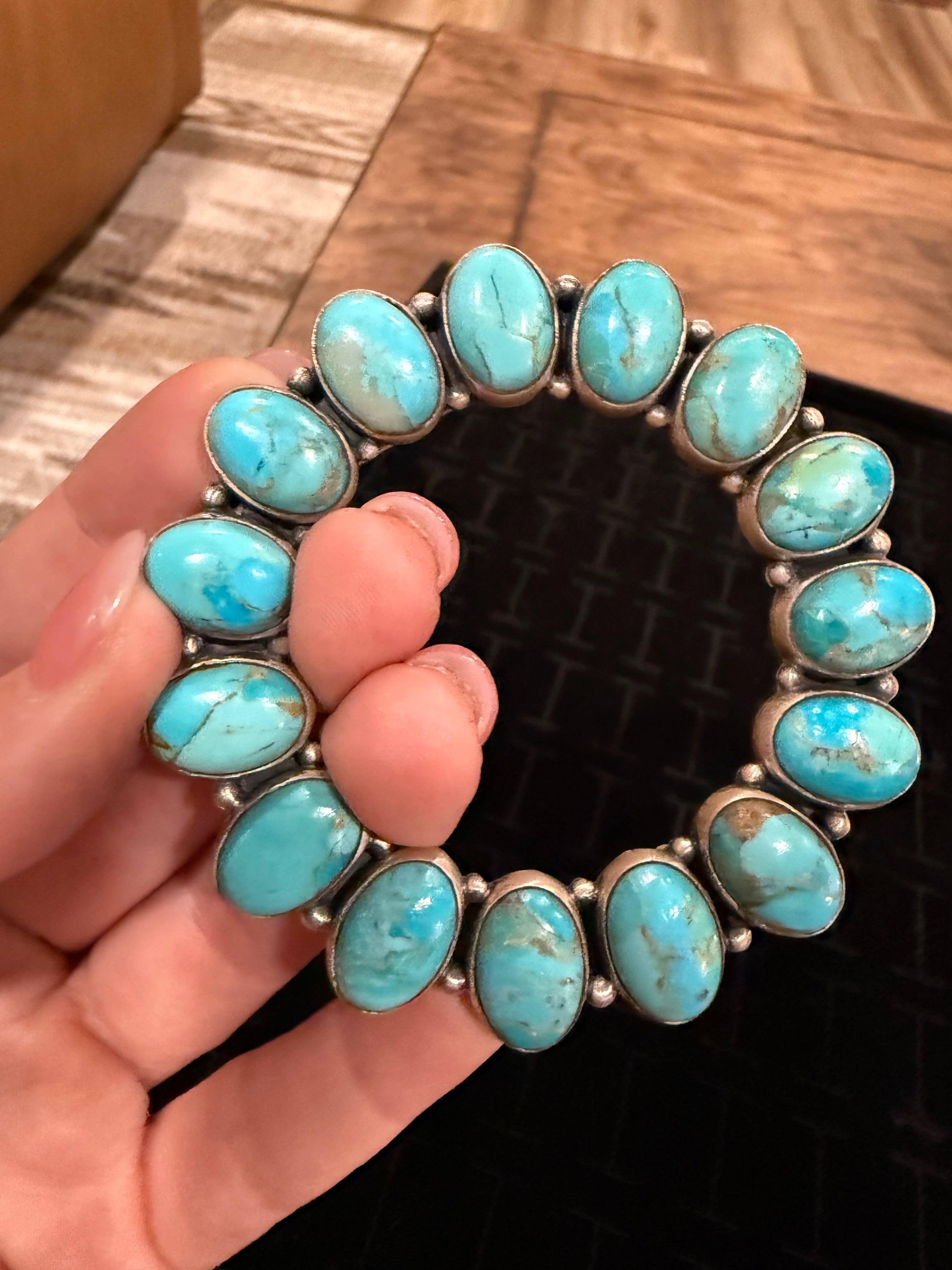 Big Turquoise Circle Buckle