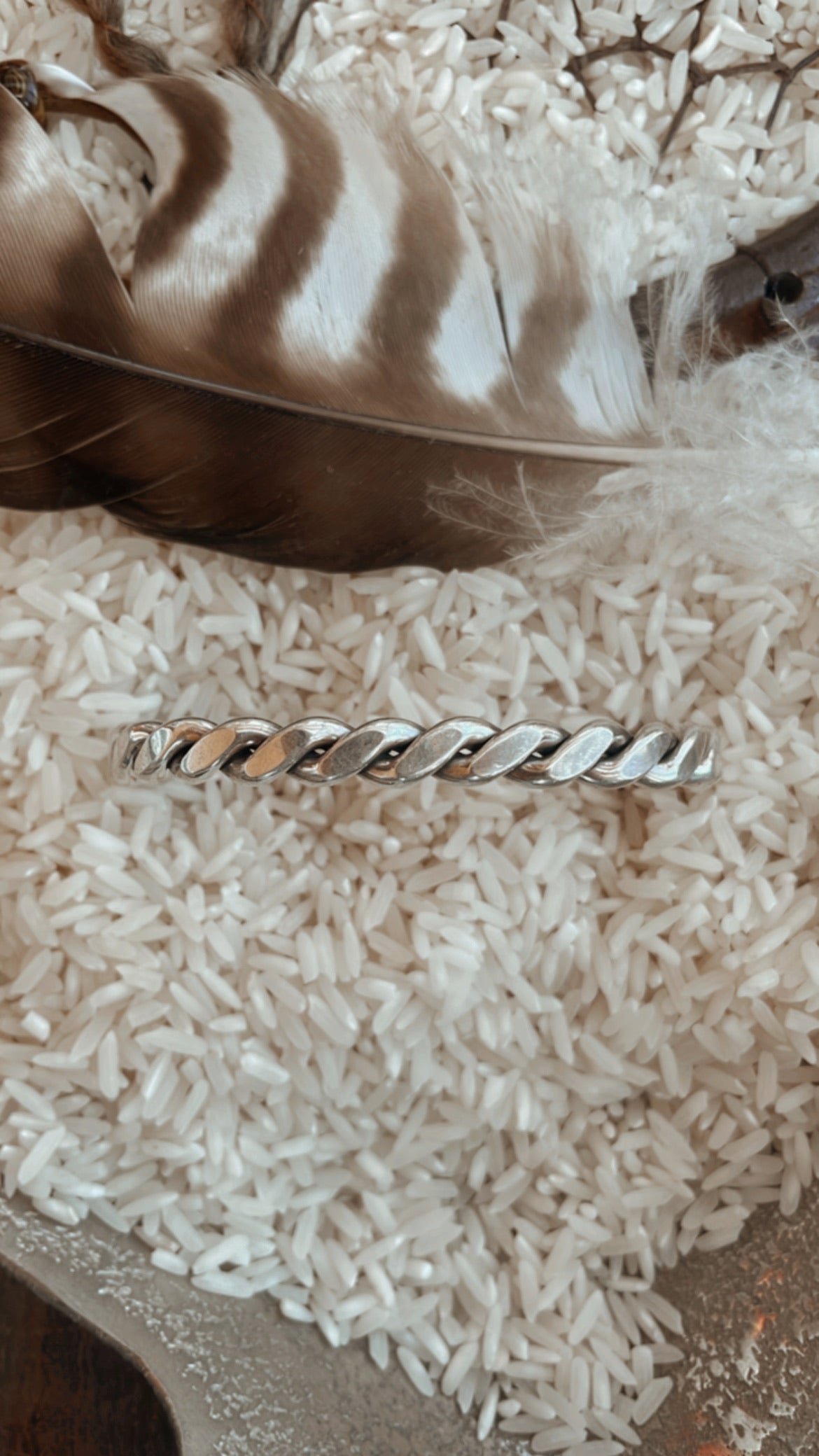 Twist Sterling Silver Cuff