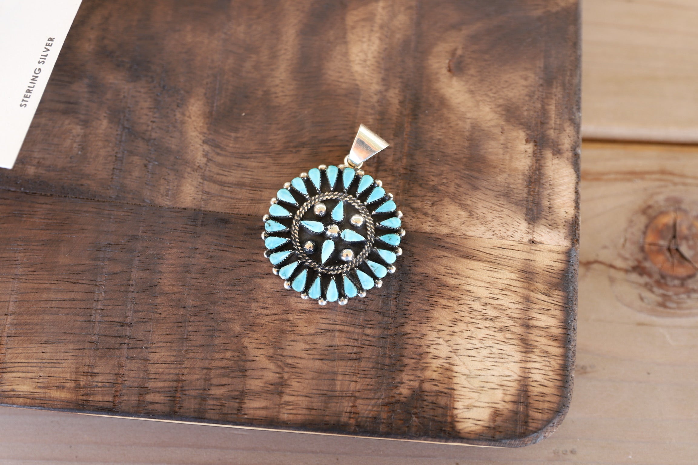 Zuni Sun Pendant