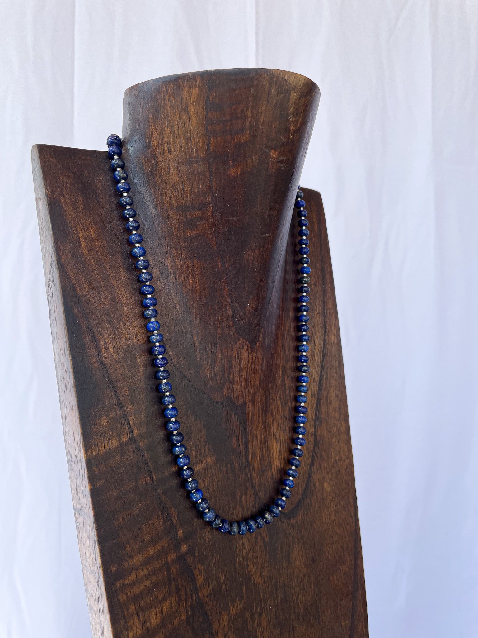 Lapis & Seed Beads Necklace