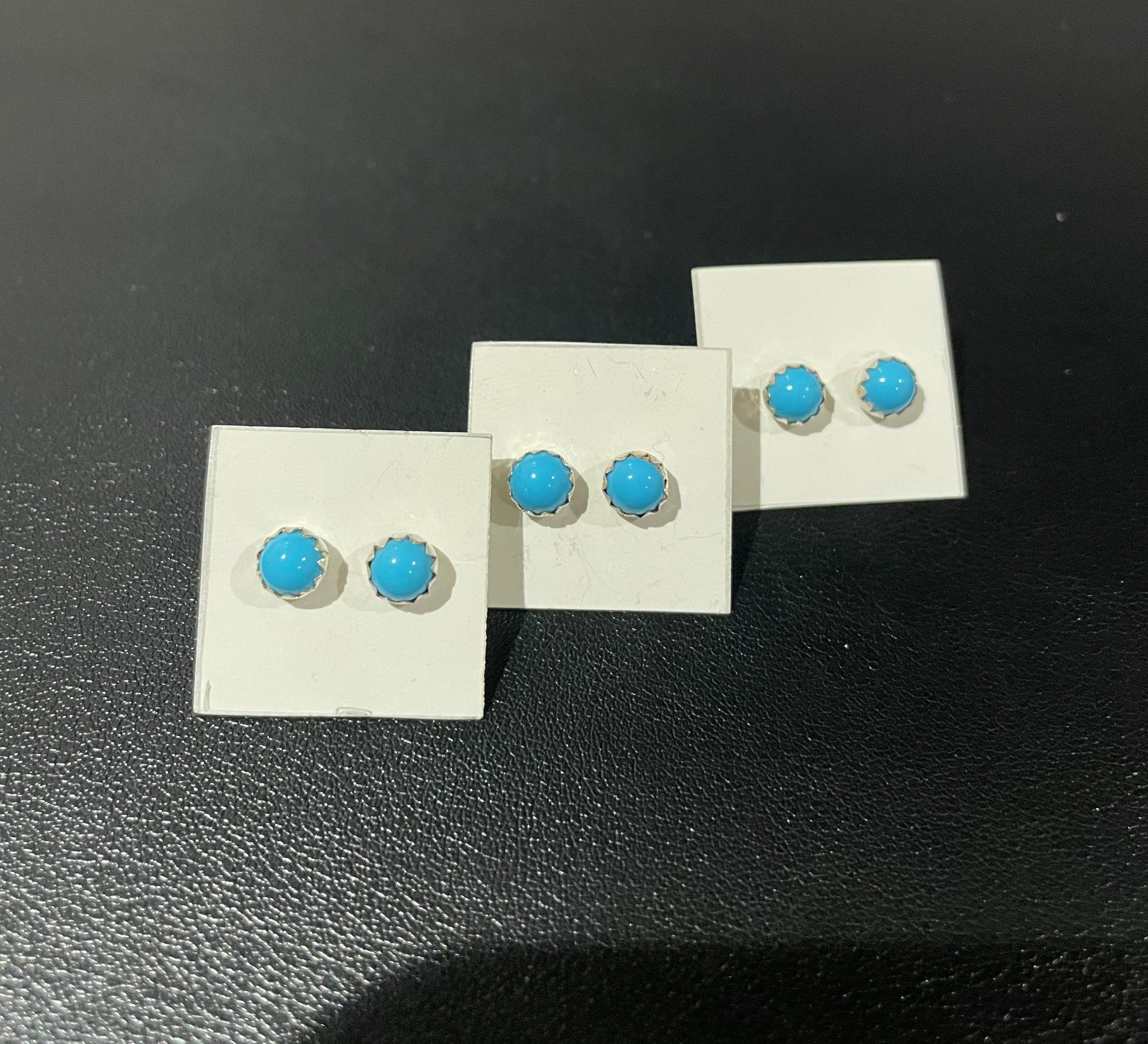 Medium Turquoise Studs