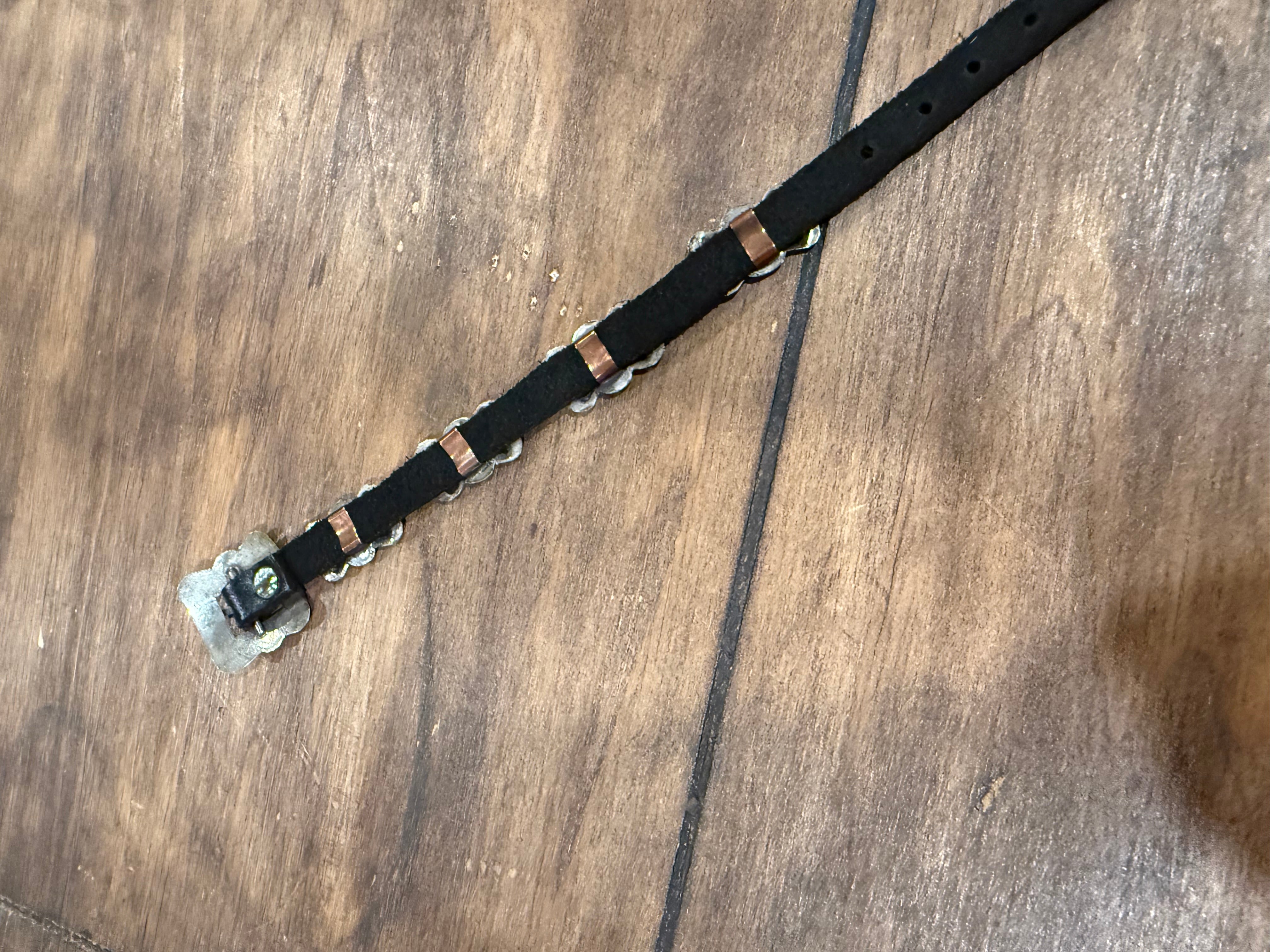 4 Turquoise Conch Leather Bracelet