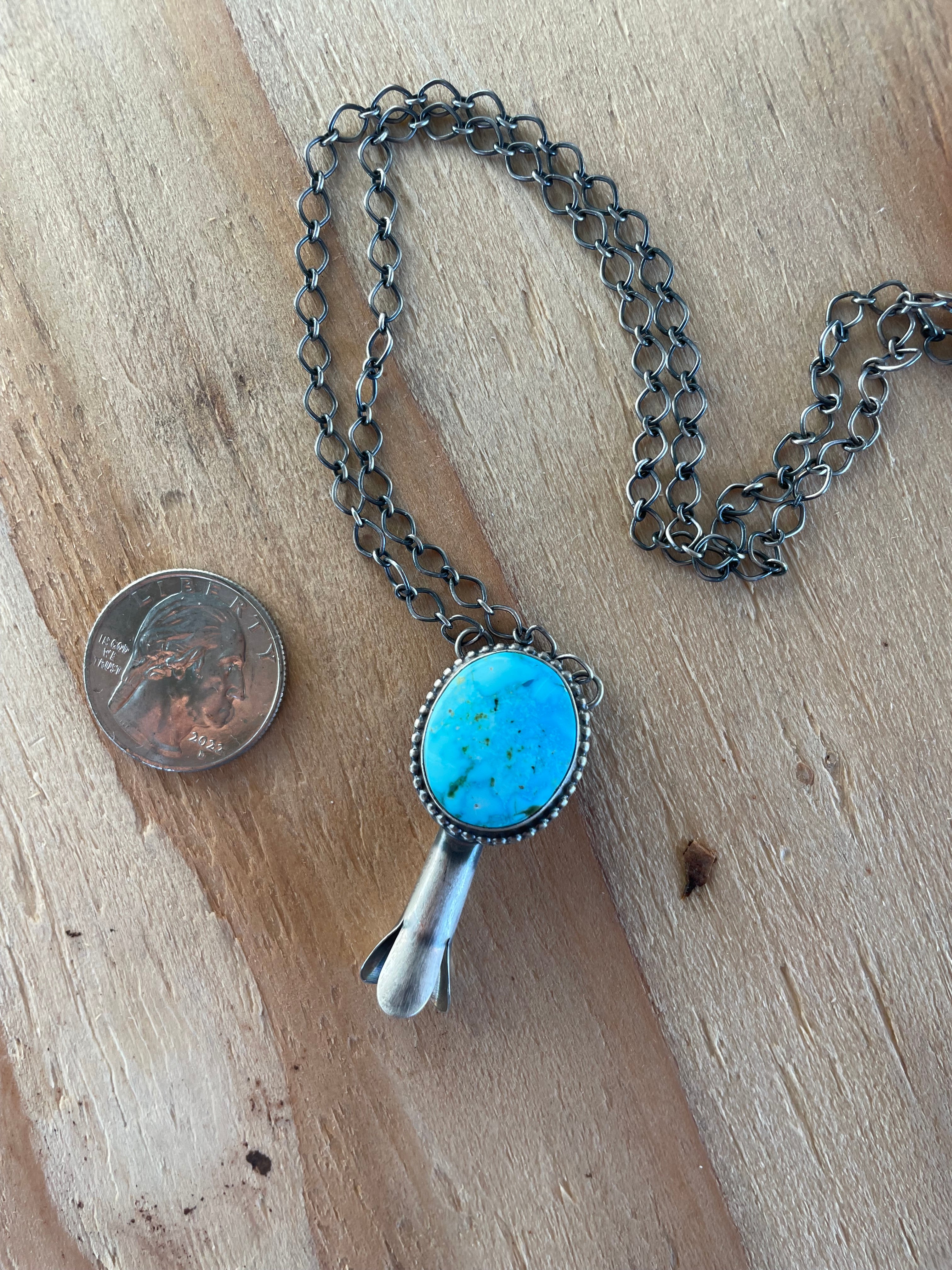 Turquoise Blossom Necklace