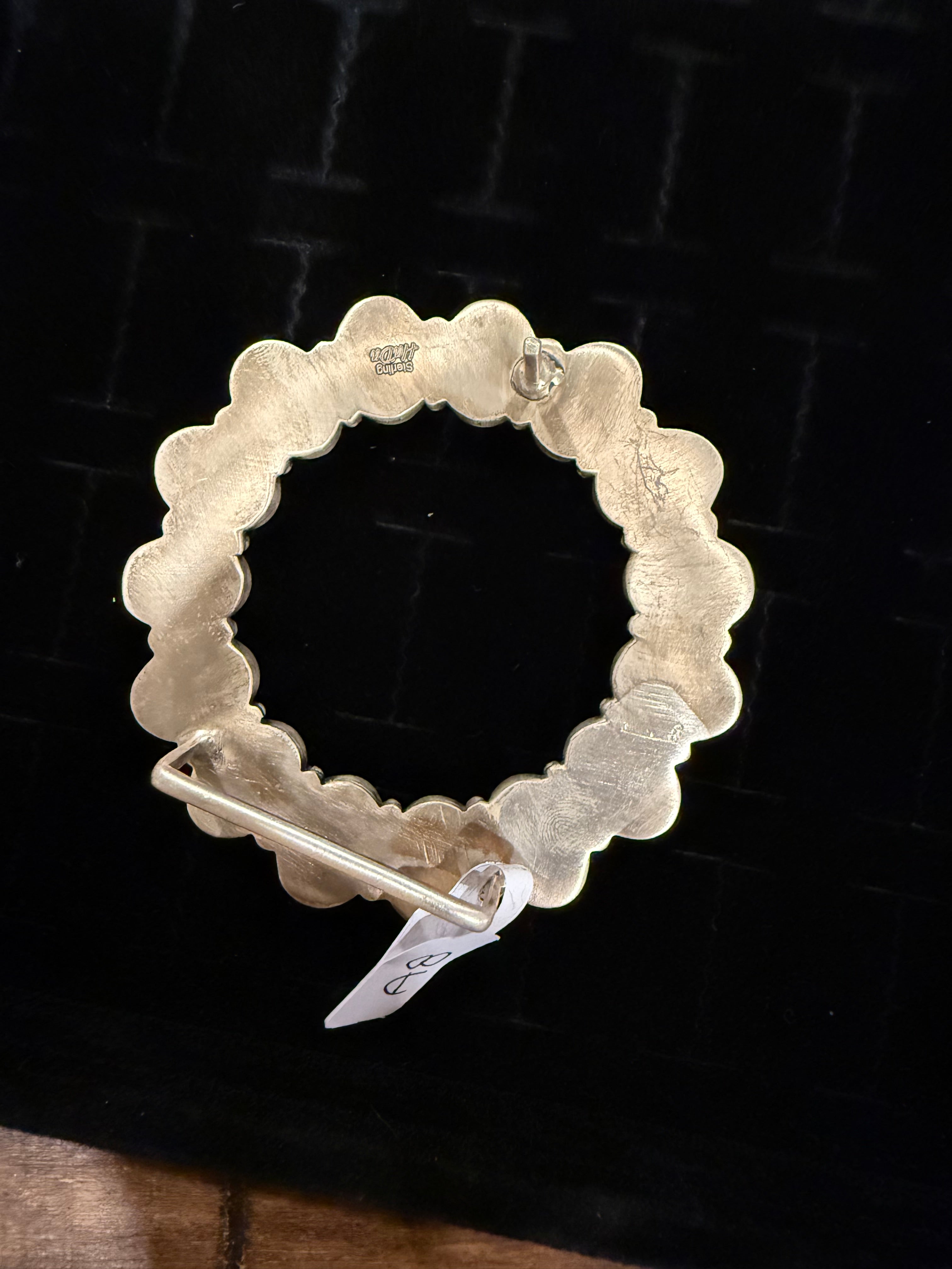 Big Turquoise Circle Buckle