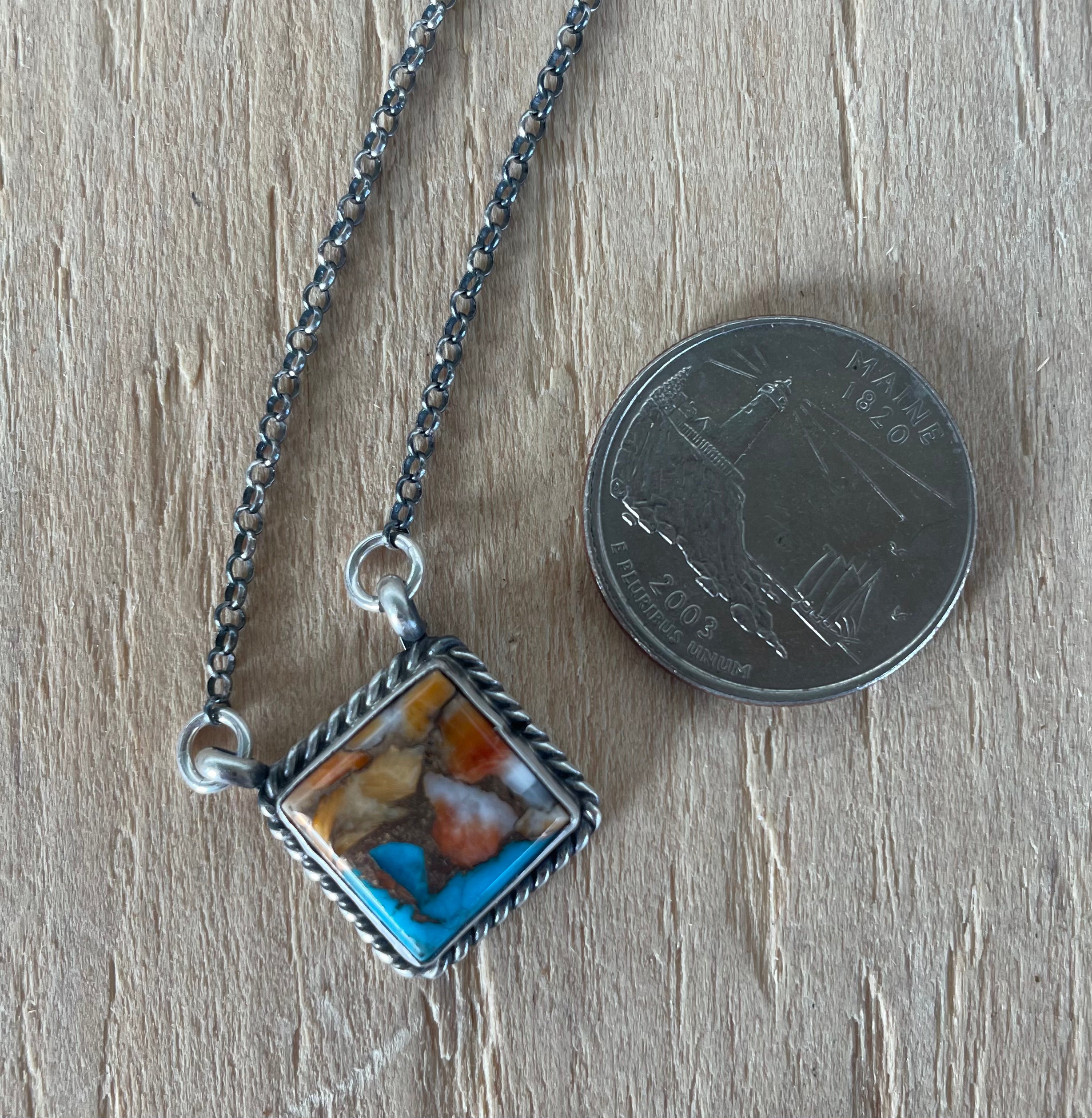 Small Square Necklace