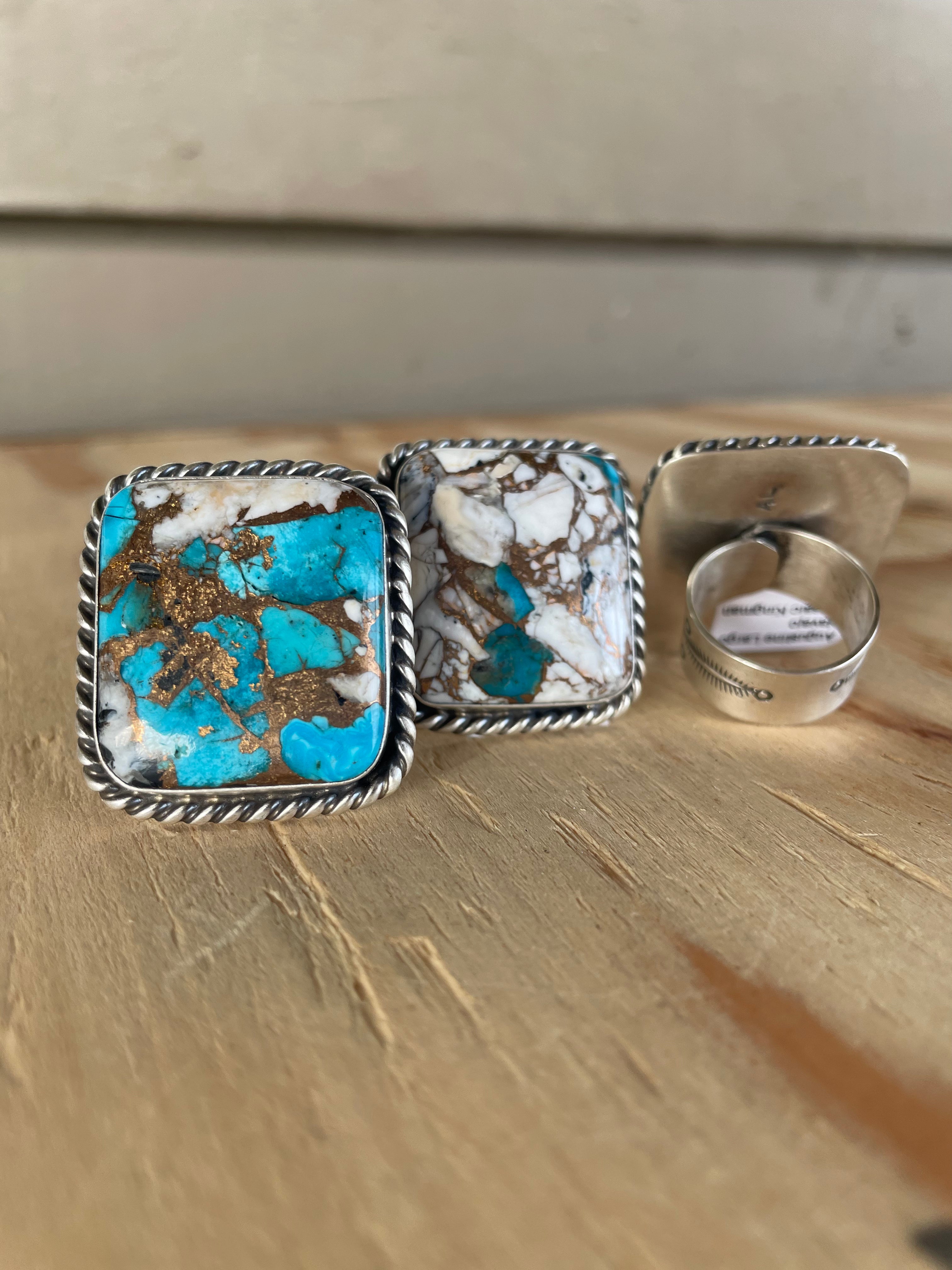 Adjustable Square Ring w/ Rope Design